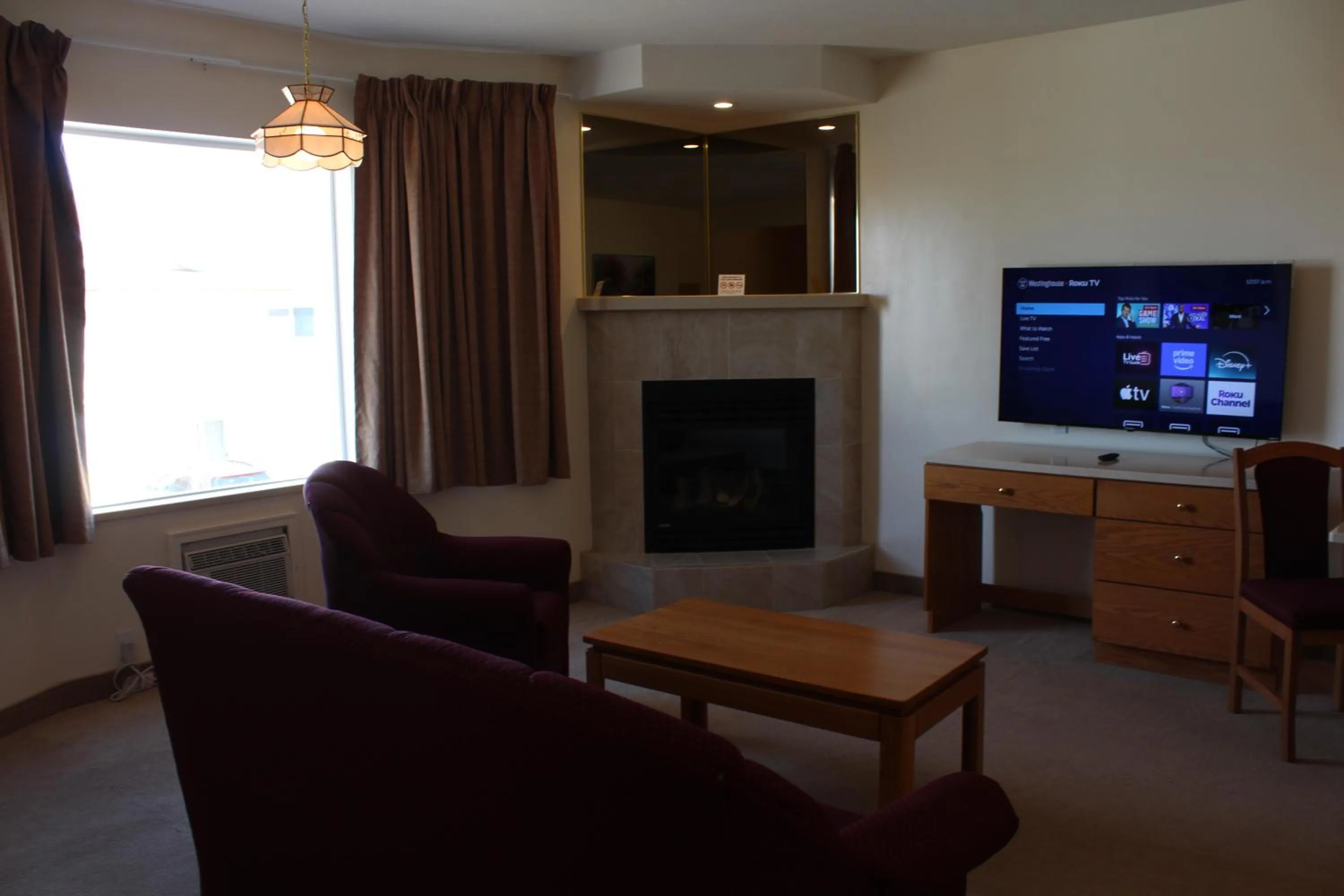 Living room in Western Budget Motel Ponoka