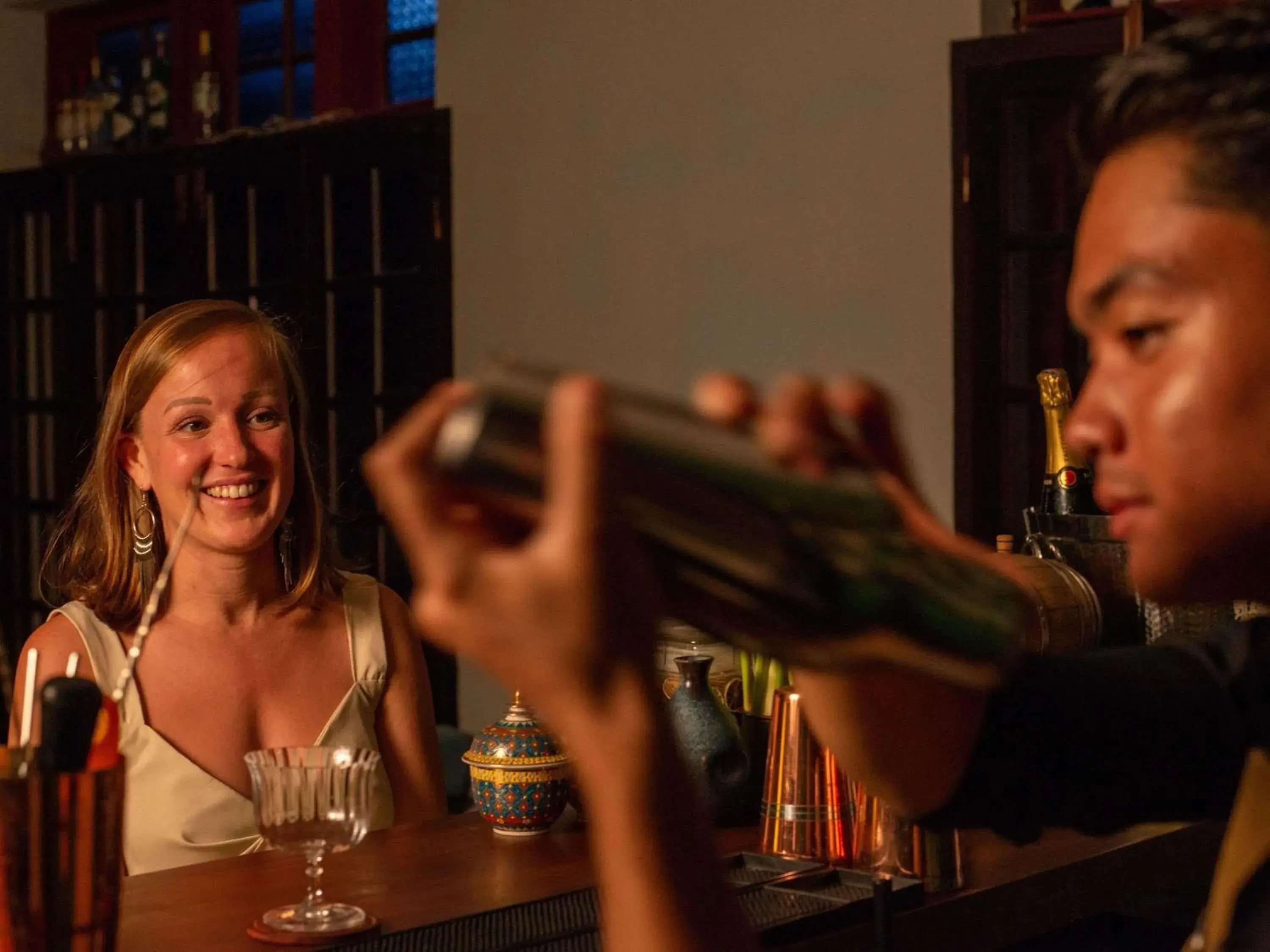 Lounge or bar in 3 Nagas Hotel Luang Prabang - MGallery Collection Lounge or bar in 3 Nagas Hotel Luang Prabang - MGallery Collection