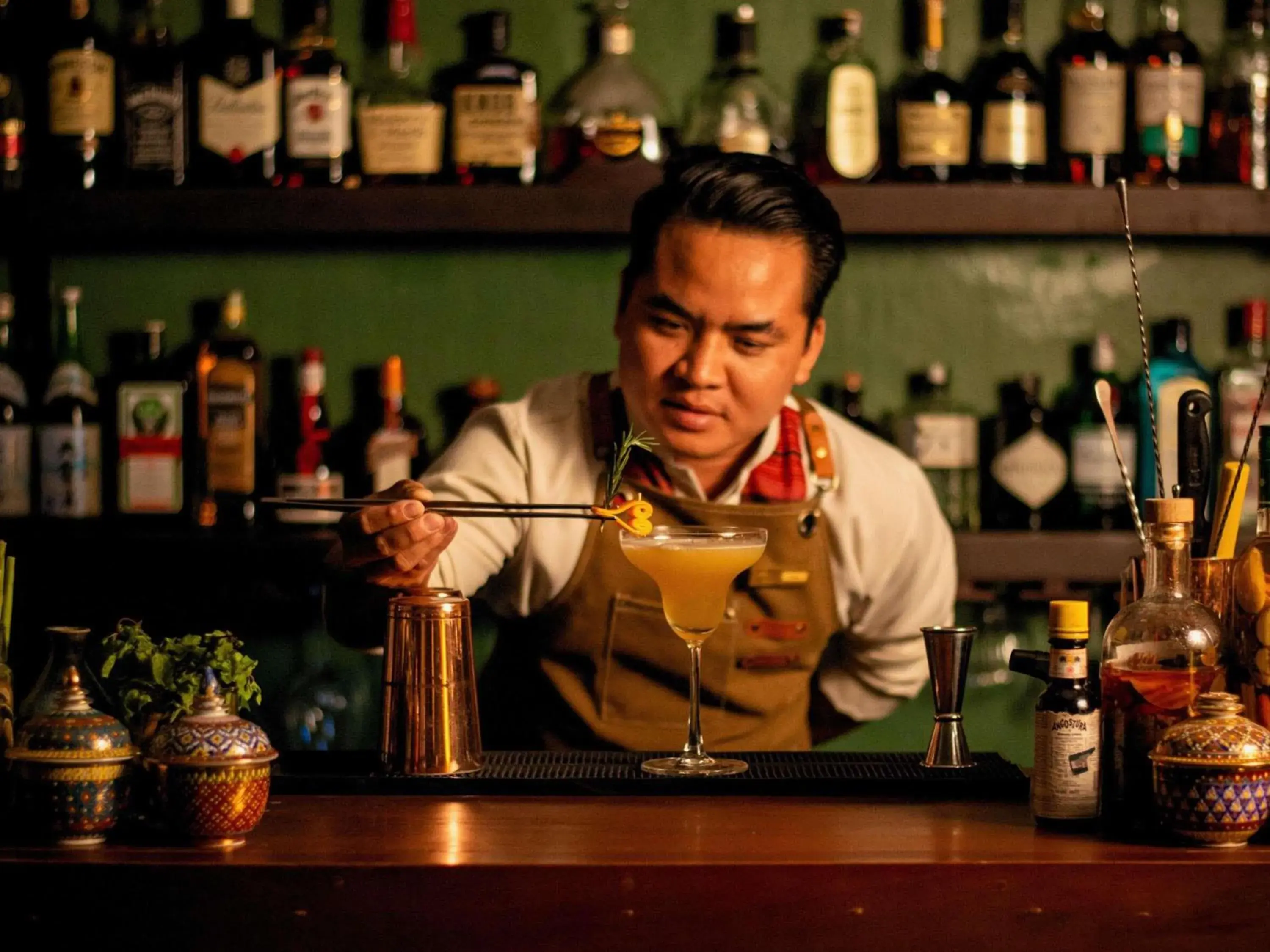 Lounge or bar in 3 Nagas Hotel Luang Prabang - MGallery Collection Lounge or bar in 3 Nagas Hotel Luang Prabang - MGallery Collection