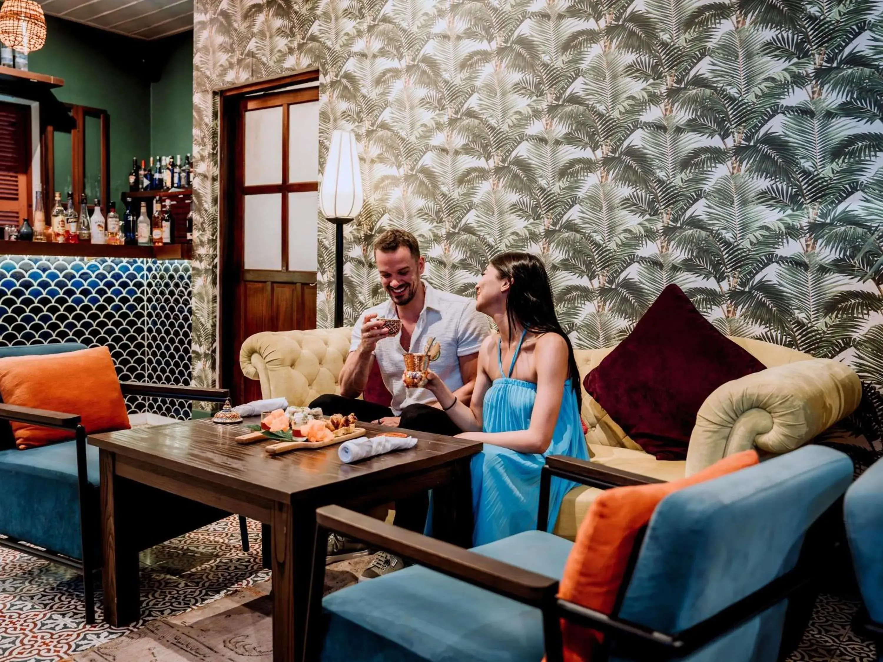 Lounge or bar in 3 Nagas Hotel Luang Prabang - MGallery Collection Lounge or bar in 3 Nagas Hotel Luang Prabang - MGallery Collection