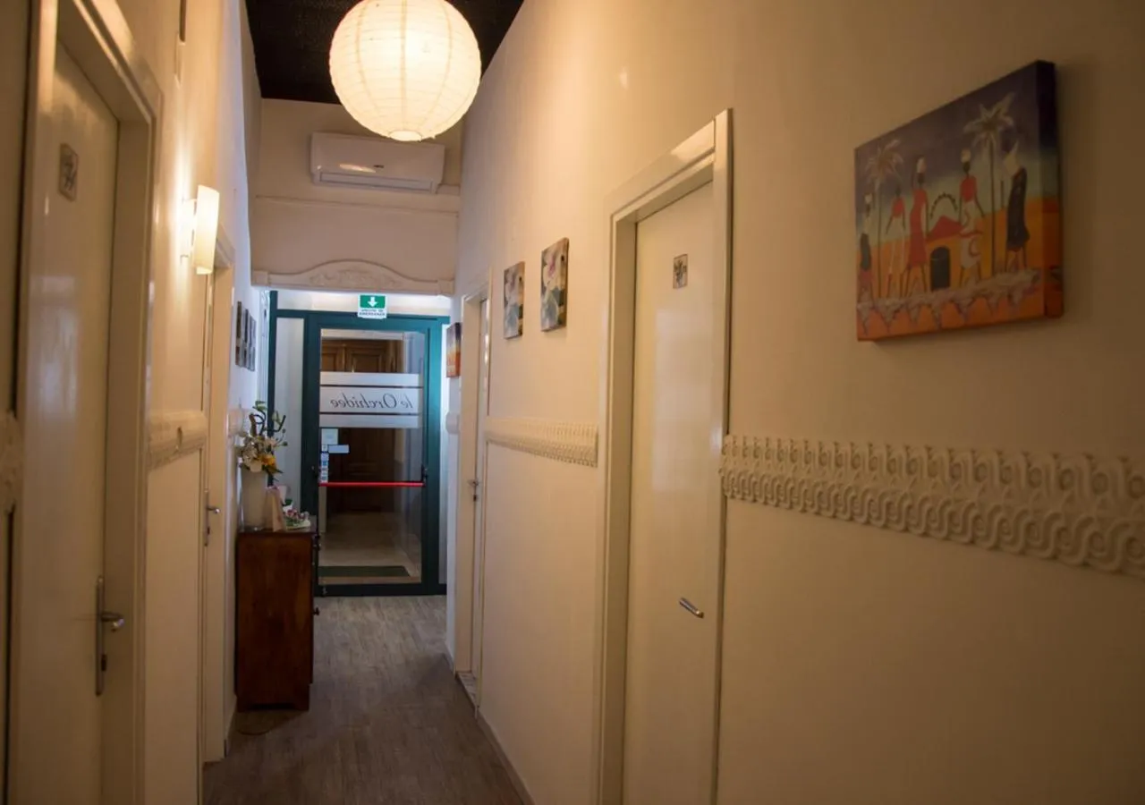 Communal lounge/ TV room in Hotel Le Orchidee