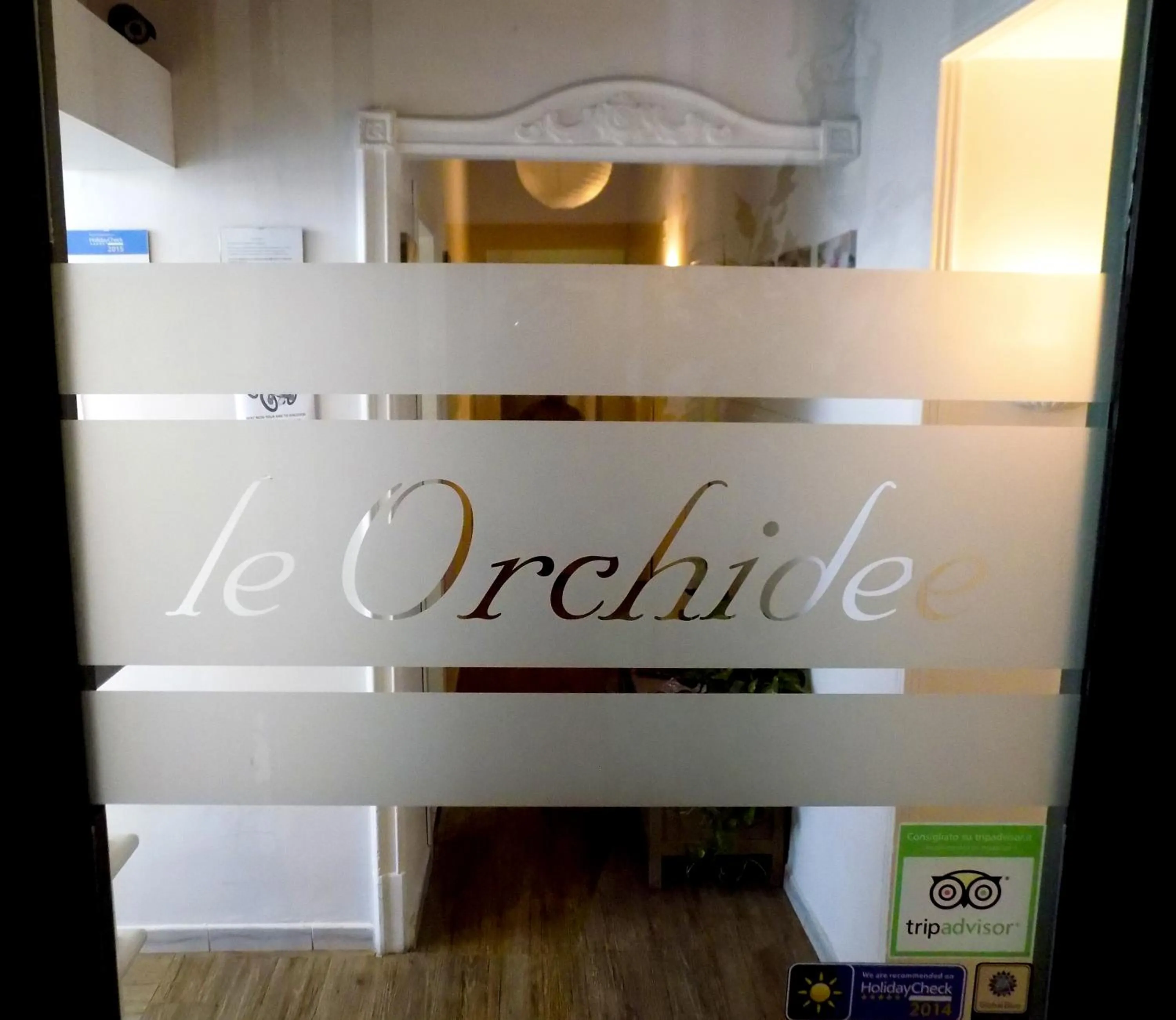 Property logo or sign, Bed in Hotel Le Orchidee