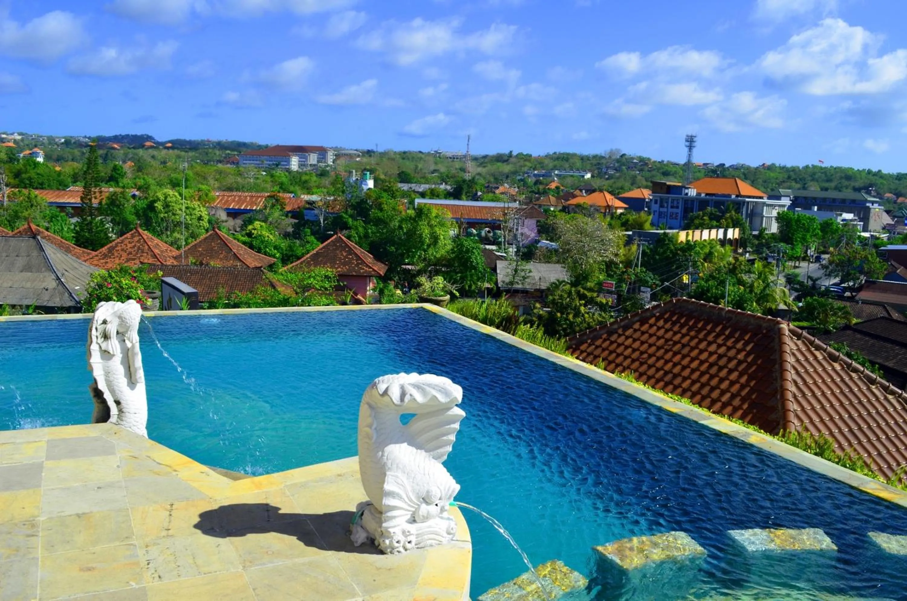 Pool view in Nirmala Hotel Jimbaran