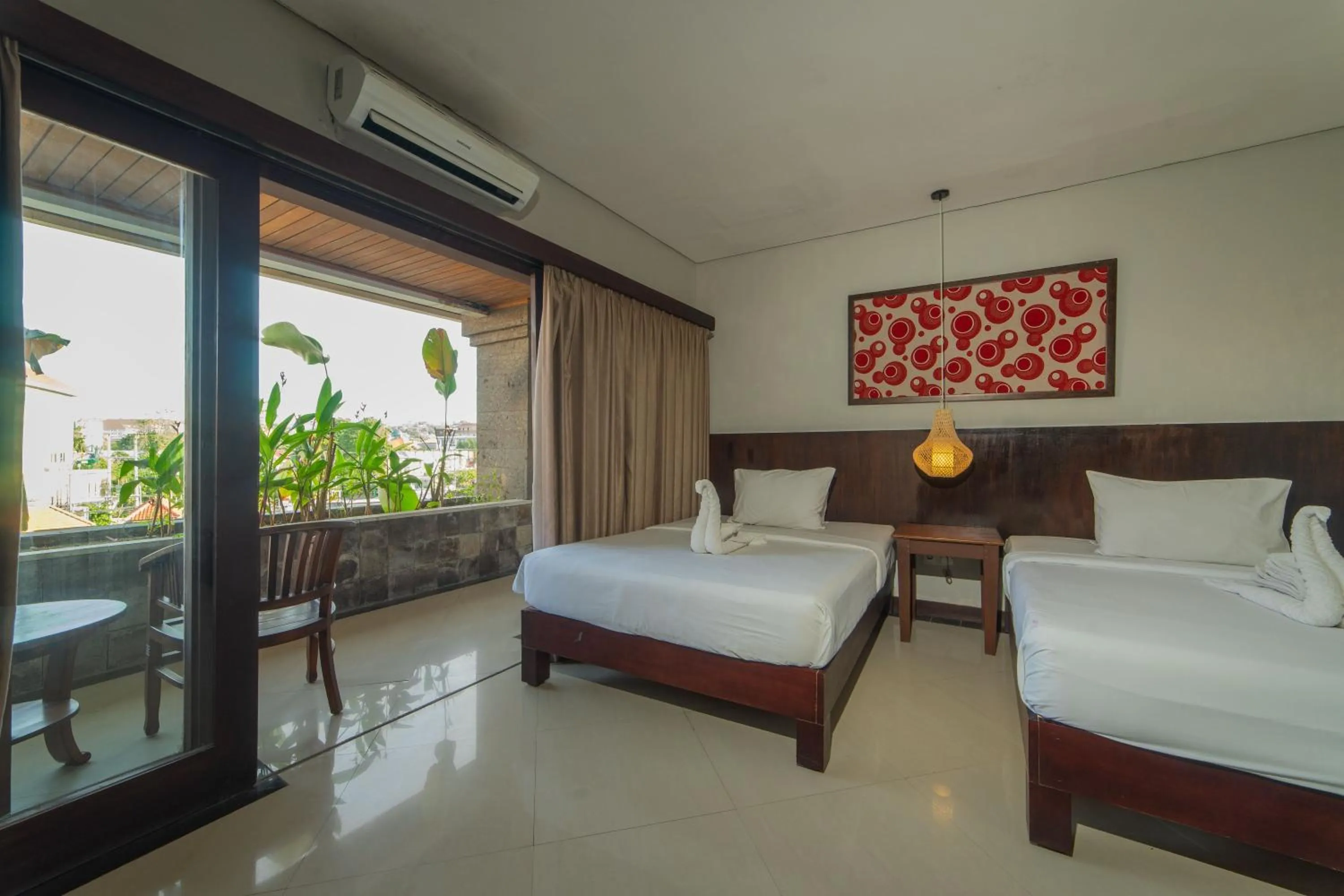 Bedroom, Bed in Nirmala Hotel Jimbaran