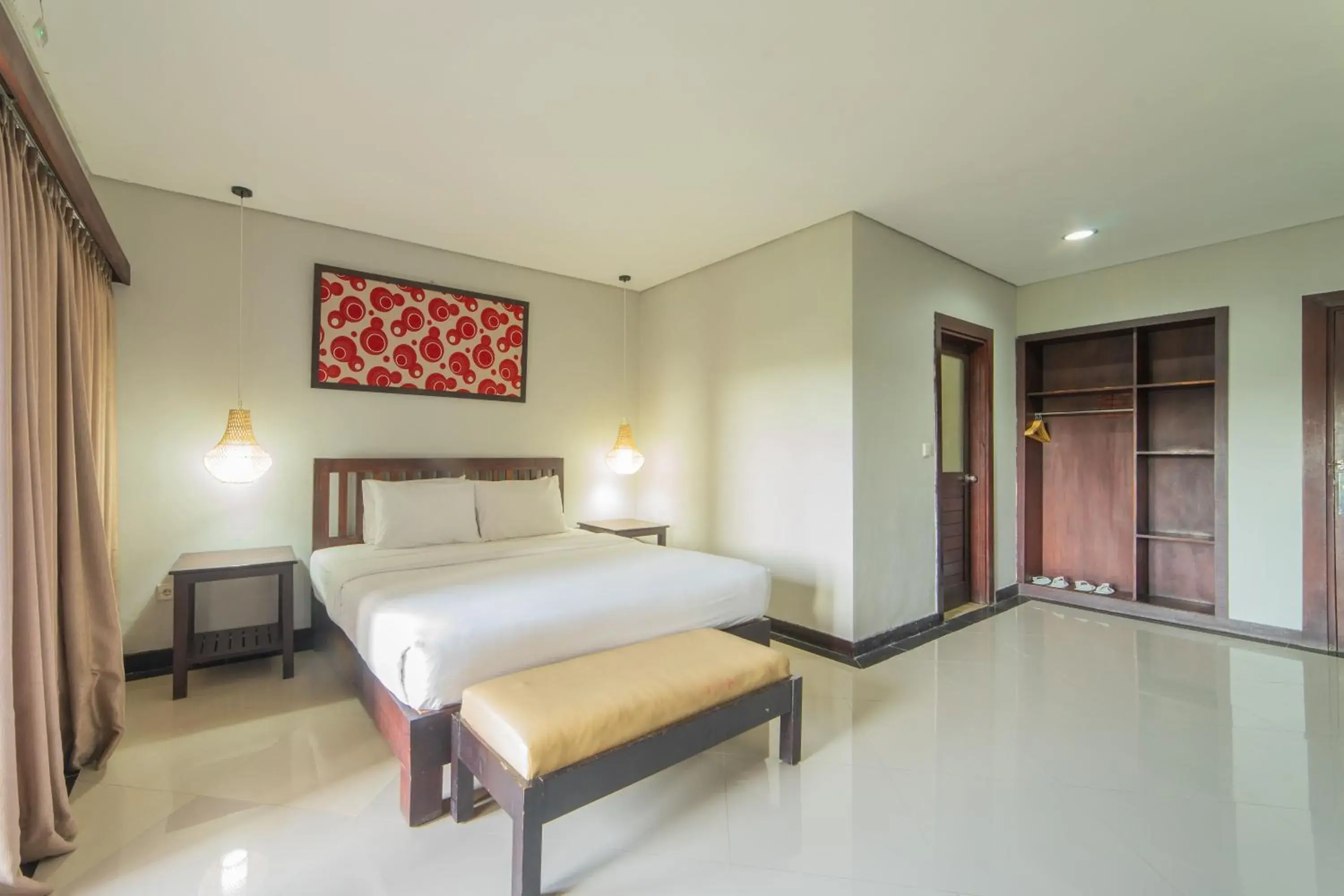 Bed in Nirmala Hotel Jimbaran Bed in Nirmala Hotel Jimbaran