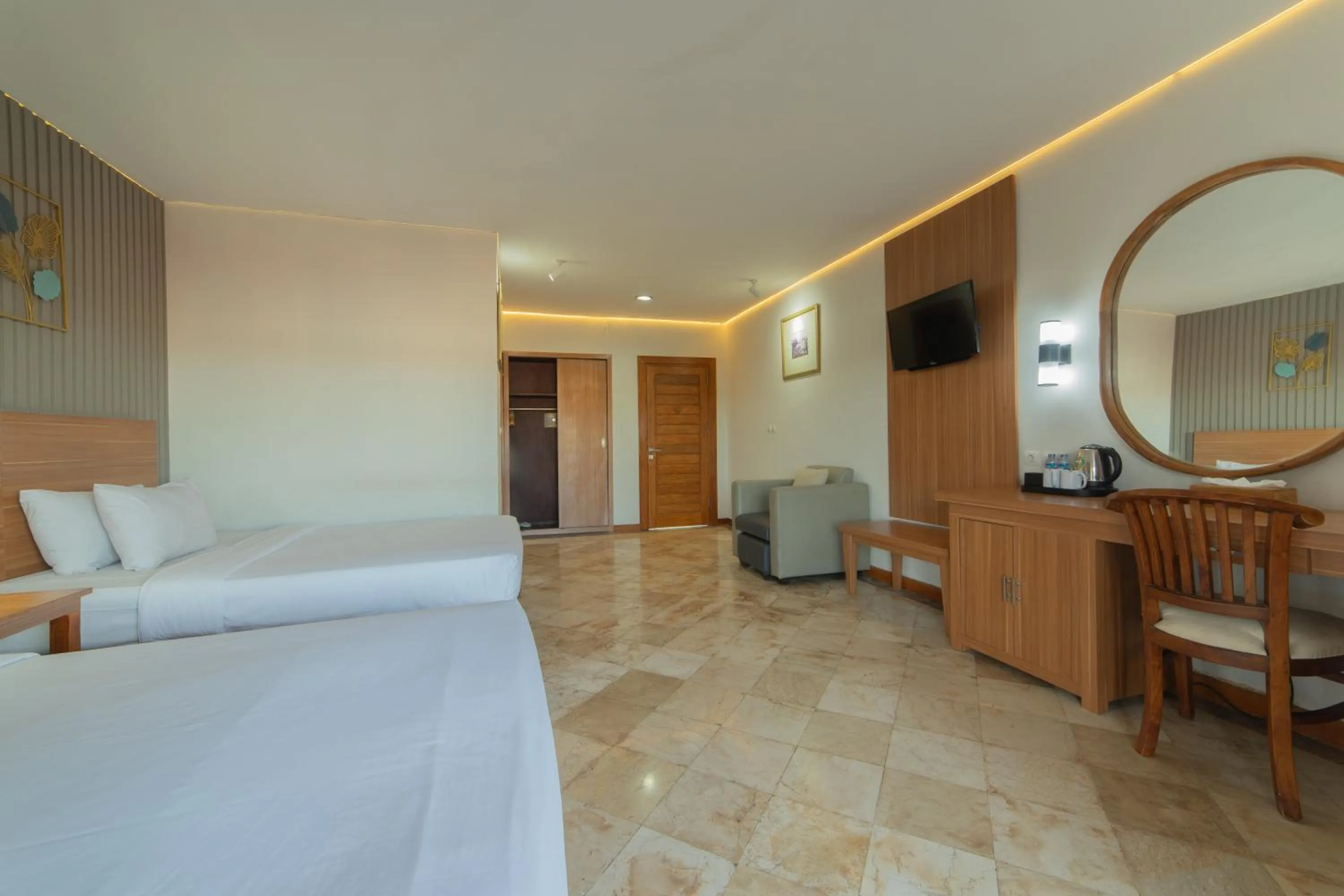 Bed in Nirmala Hotel Jimbaran