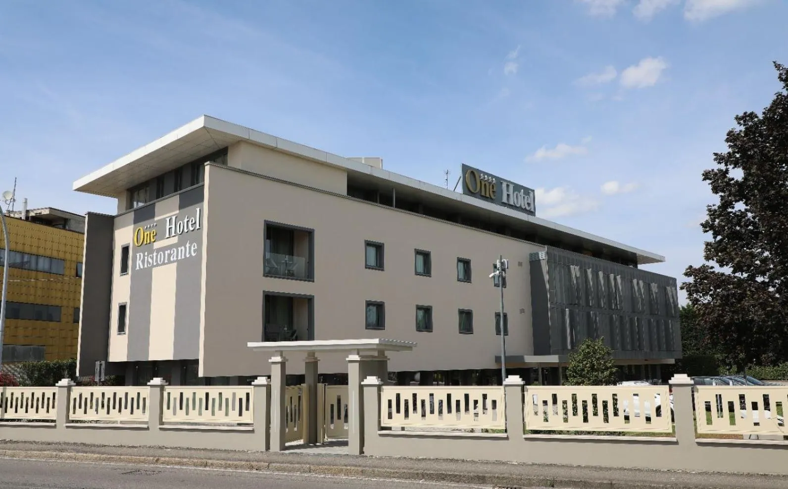 Property building in One Hotel & Restaurant