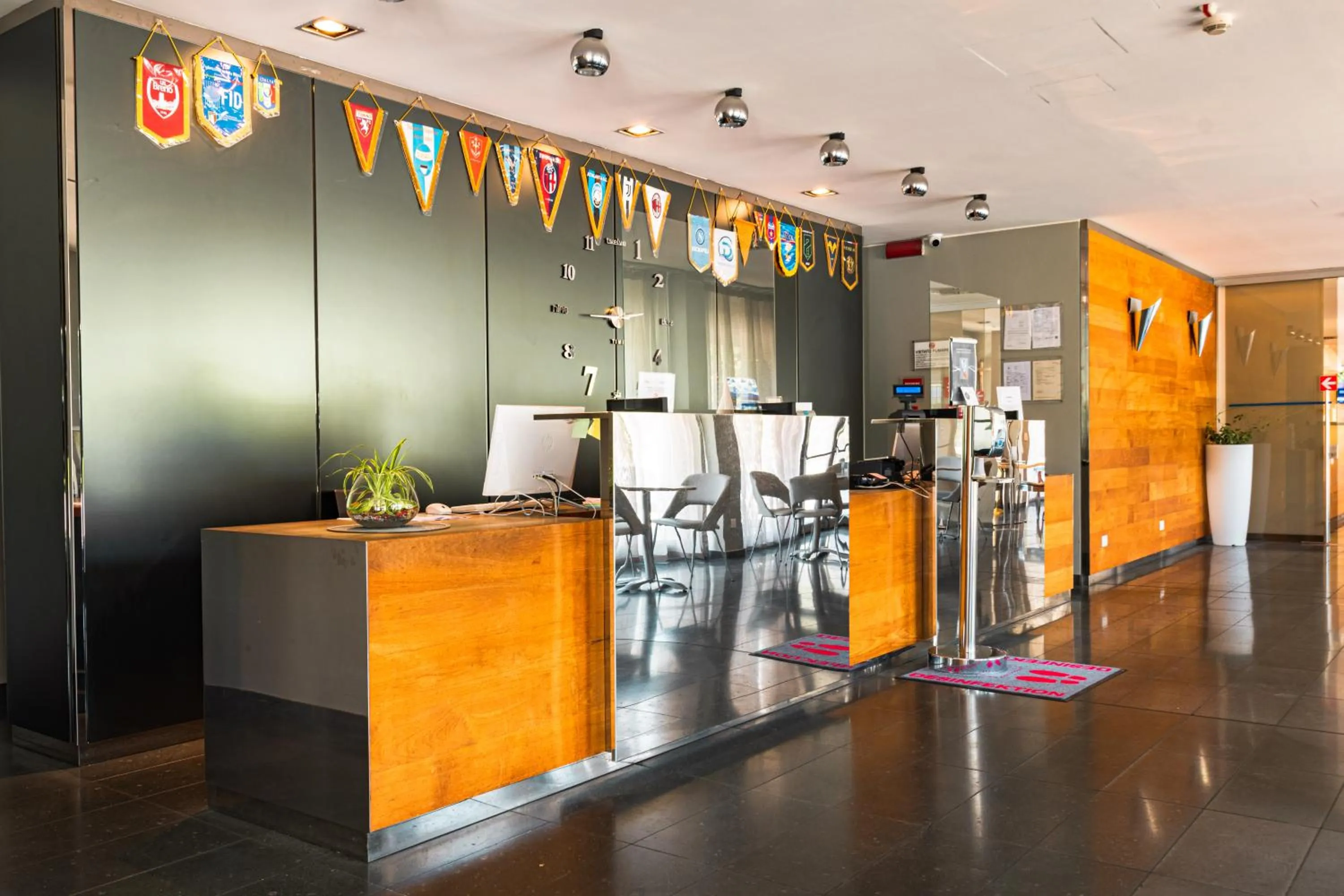 Lobby or reception in One Hotel & Restaurant