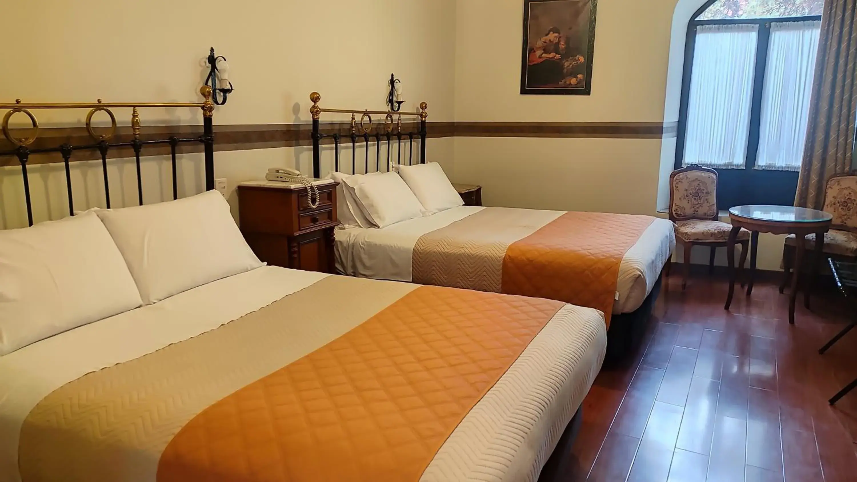 Bed in Hostal Colonial Potosi Bed in Hostal Colonial Potosi