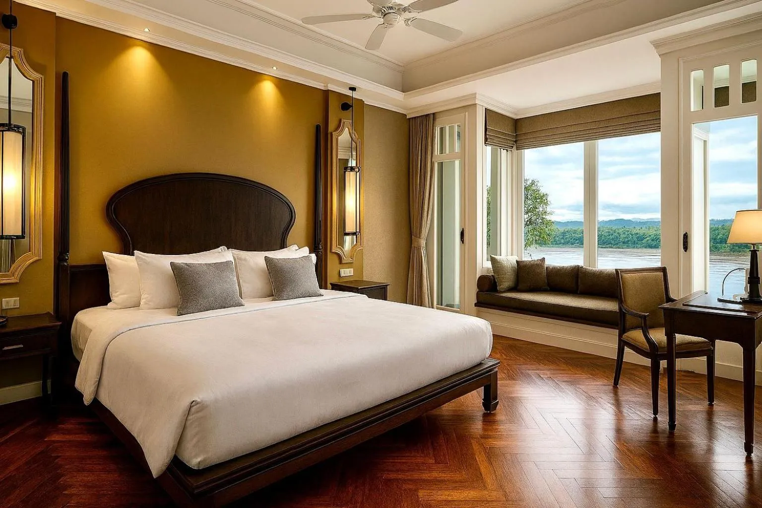 Bed in The Grand Luang Prabang, Affiliated by Meliá