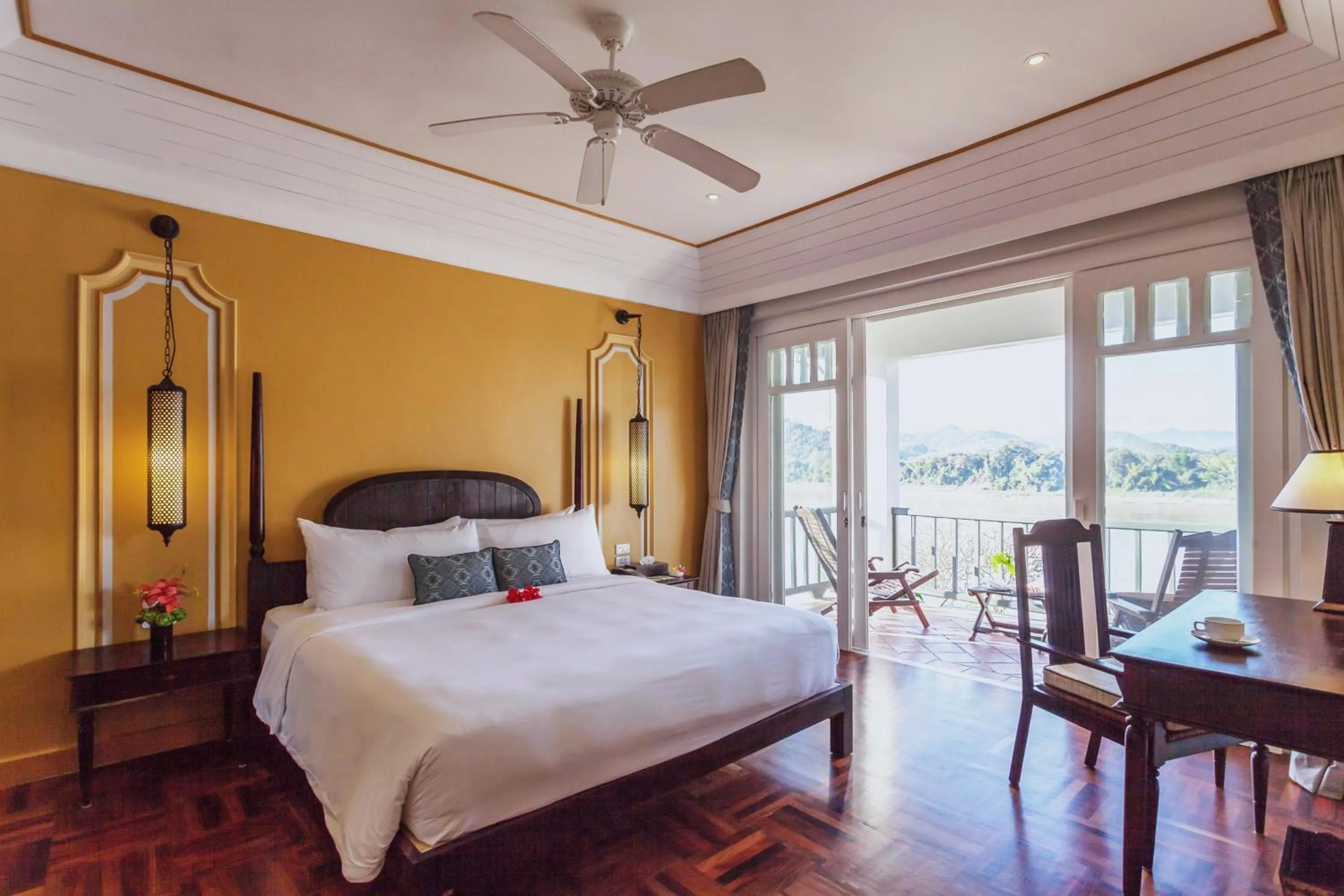 Bed in The Grand Luang Prabang Affiliated by Meliá