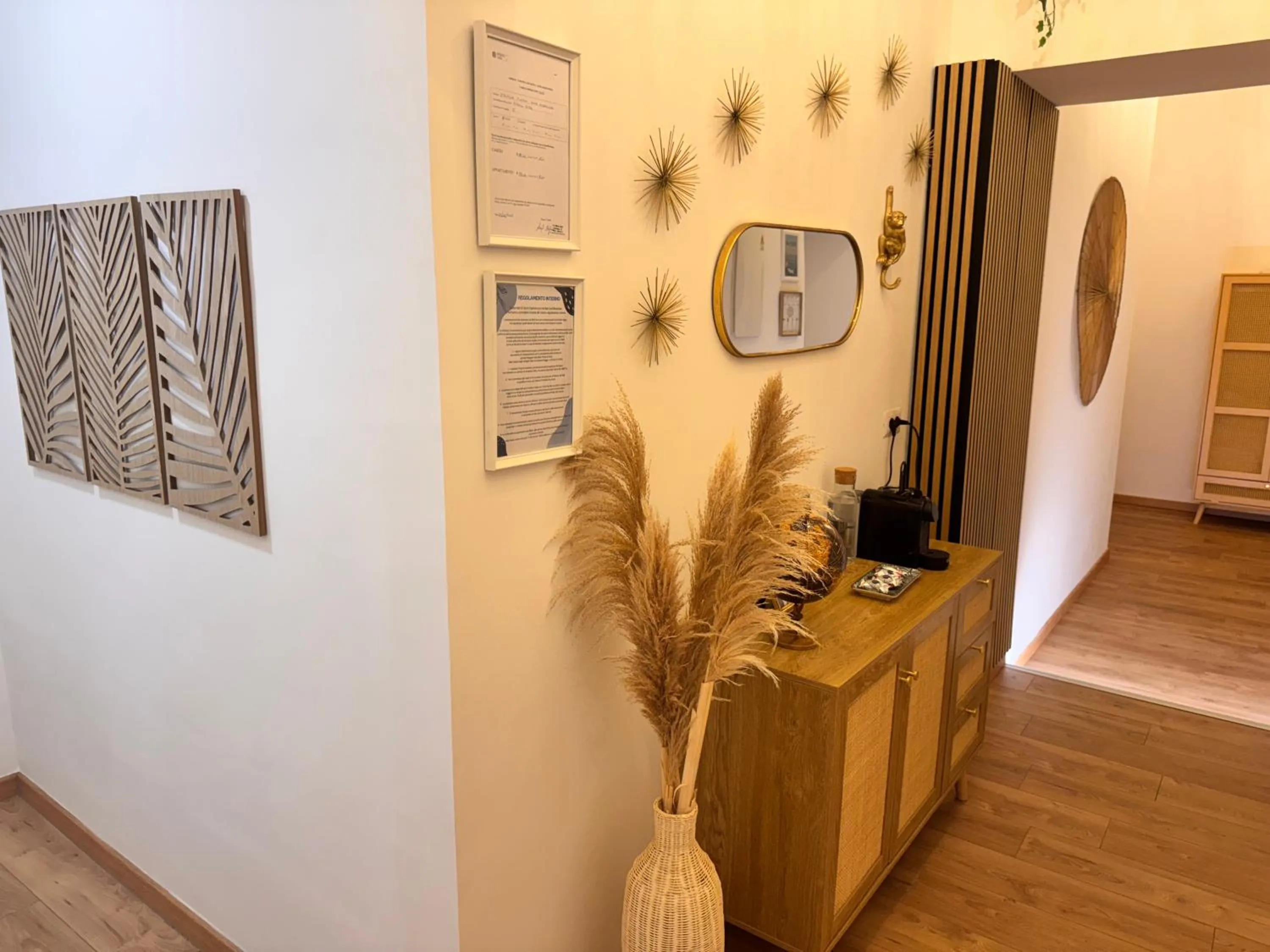 Seating area in B&B Vitruvio Suites