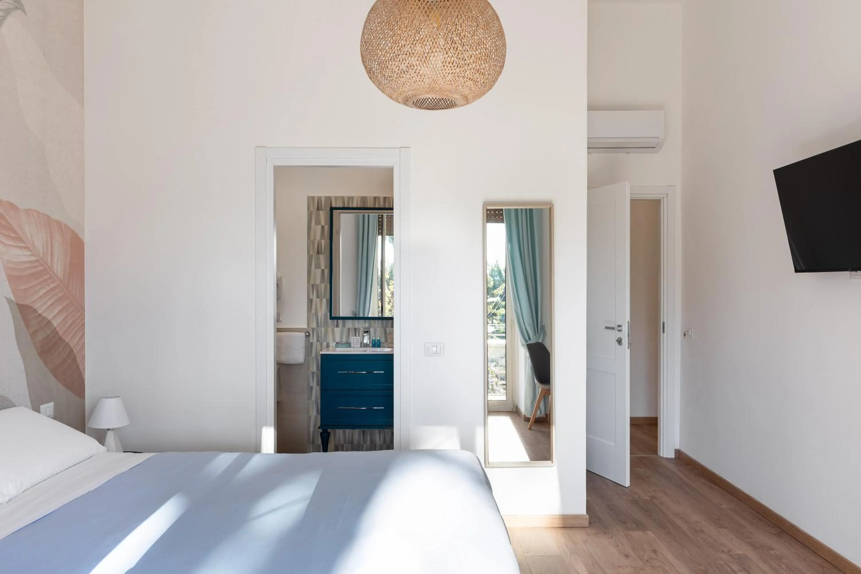 Bed in B&B Vitruvio Suites