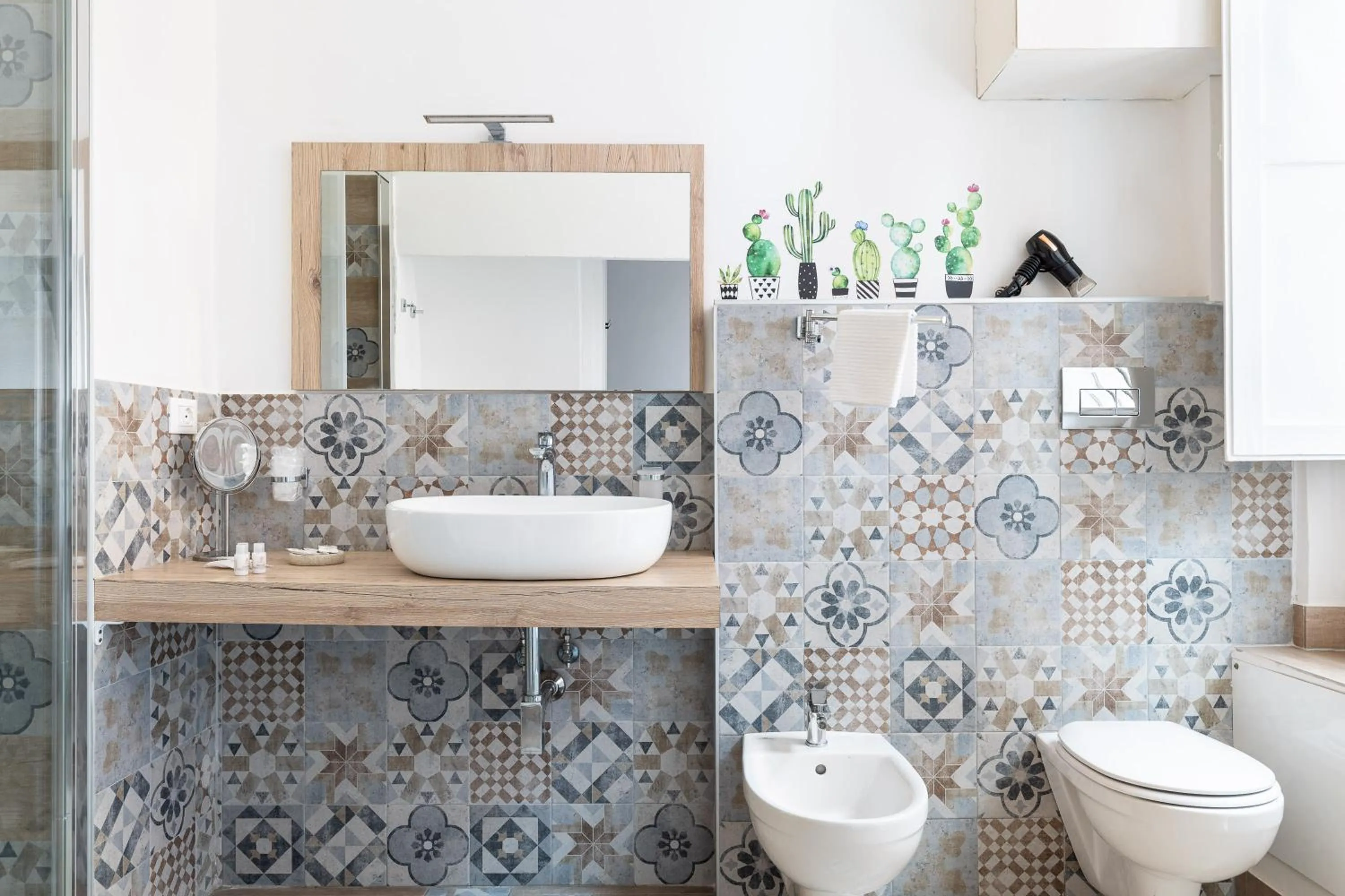 Shower in B&B Vitruvio Suites