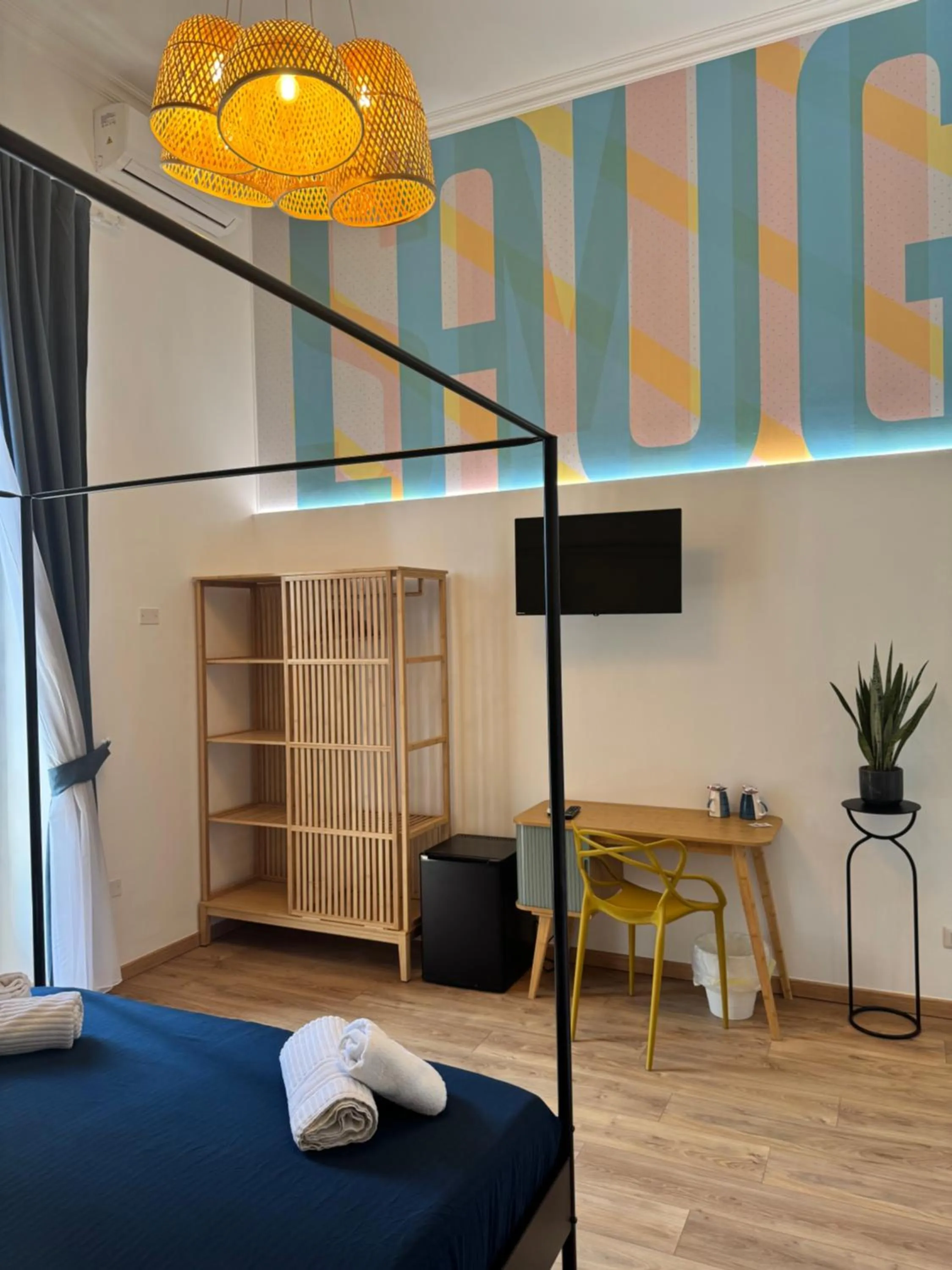 Bed in B&B Vitruvio Suites