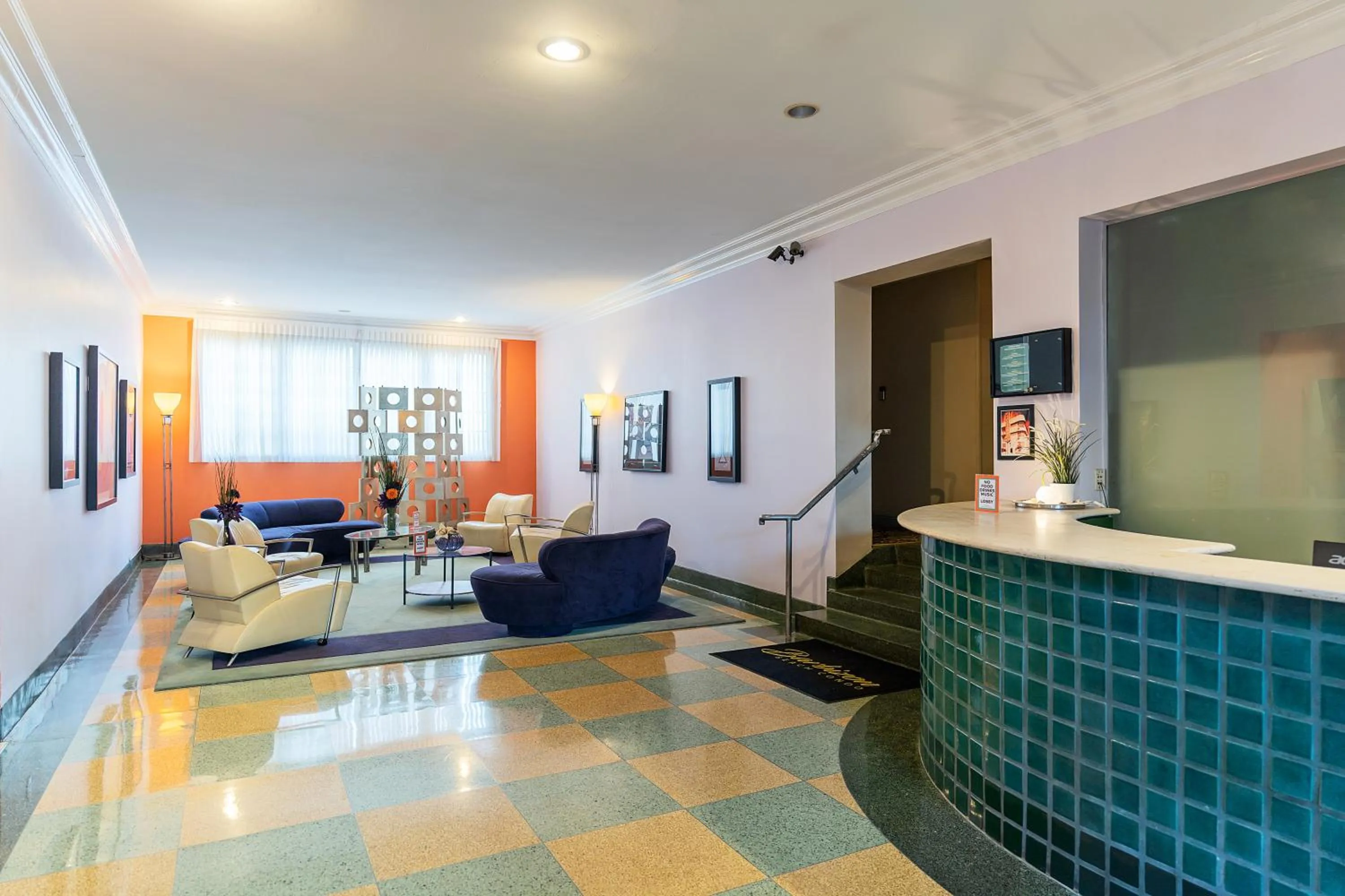 Lobby or reception in Barbizon on Ocean Drive Apartments