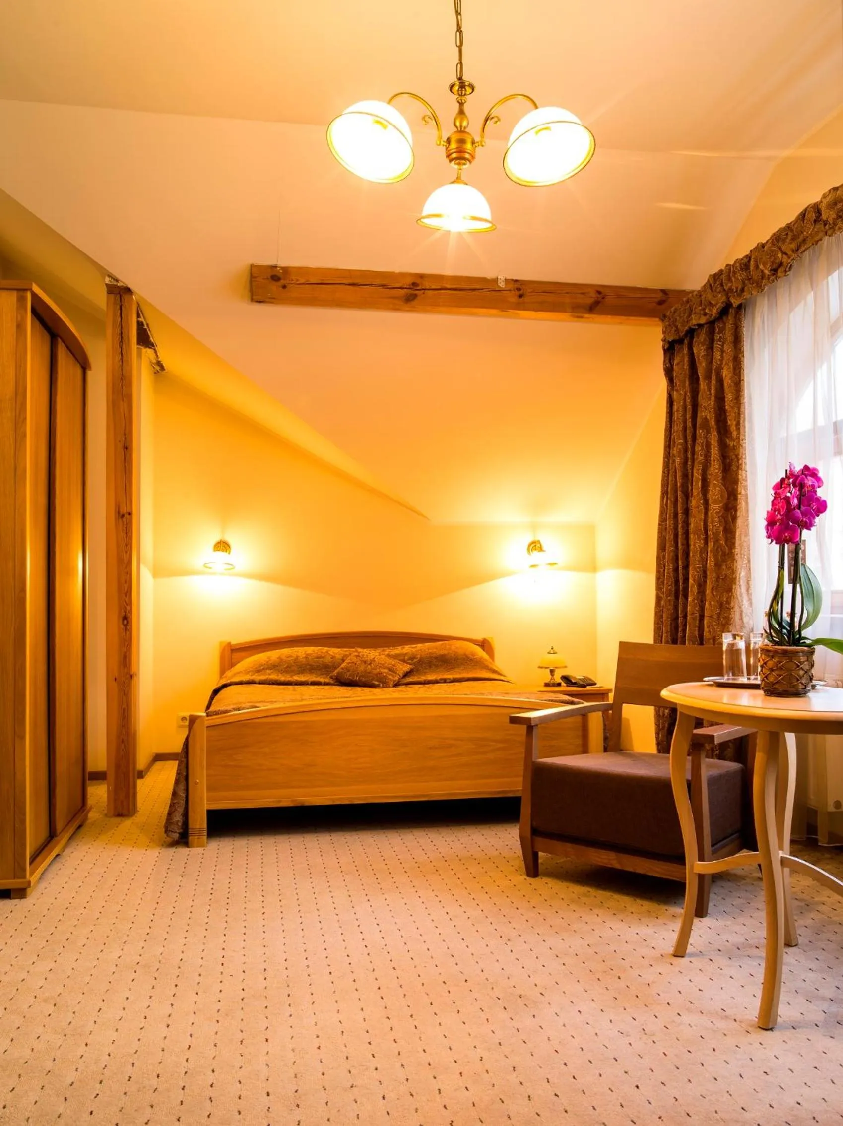 Bed in Elizabete Design Hotel