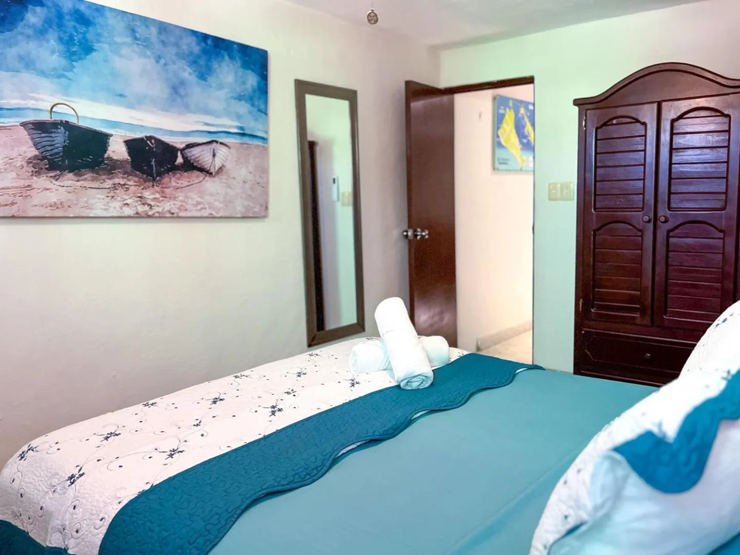 Bed in Cande's Apartments