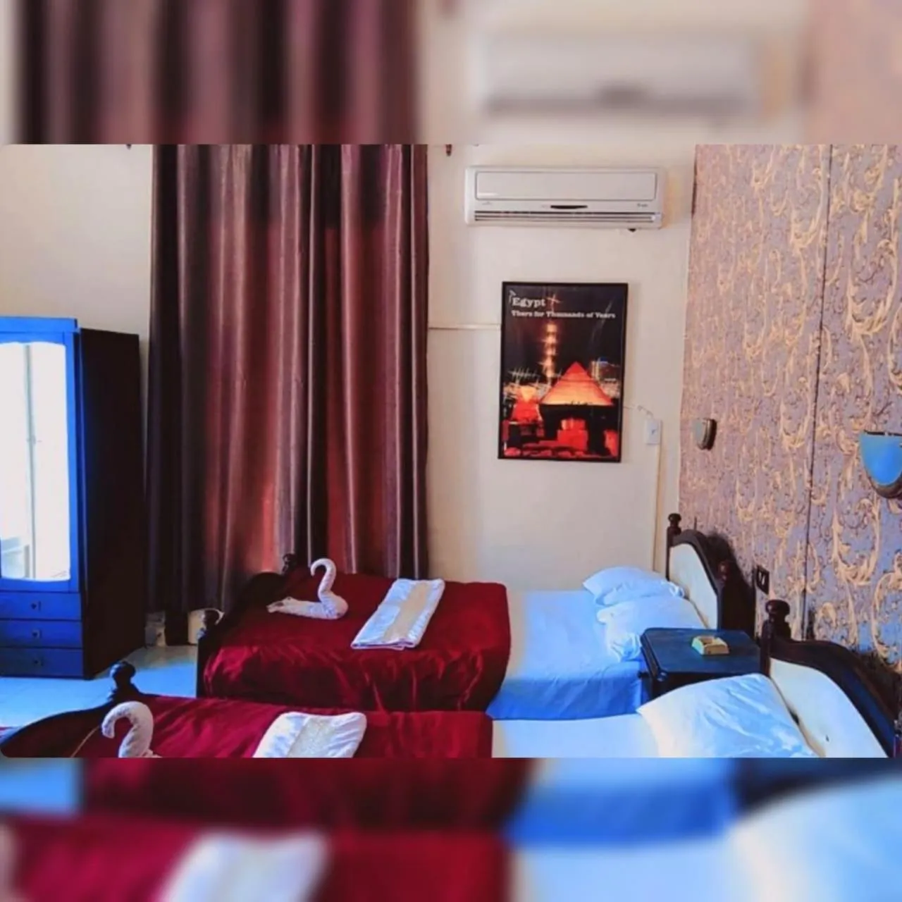 Bedroom, Bed in New Palace Hotel