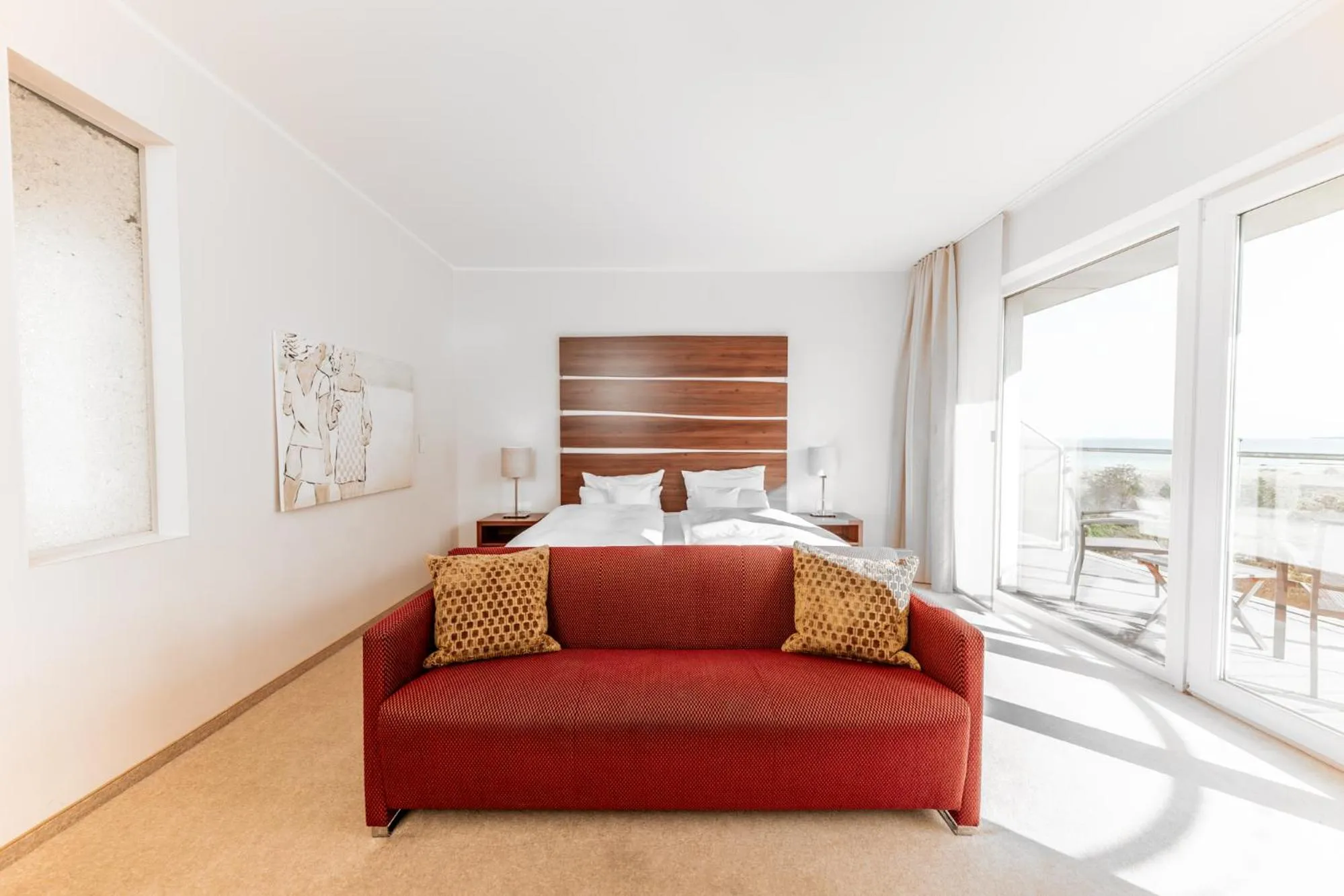 Bed in THE GRAND Ahrenshoop