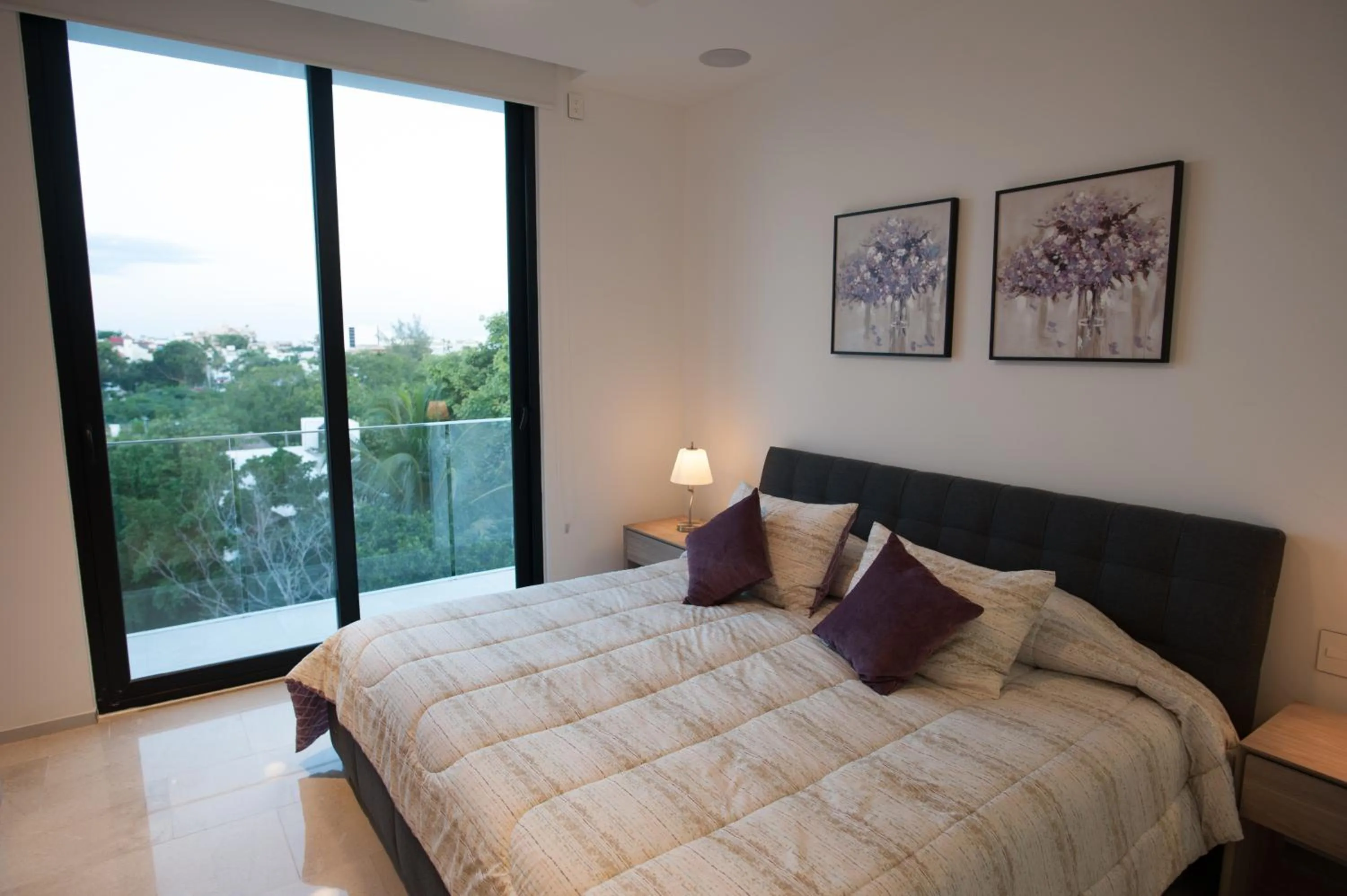 Bed in Menesse 32 - Penthouse Con Alberca Privada Vista Al Mar By Hola