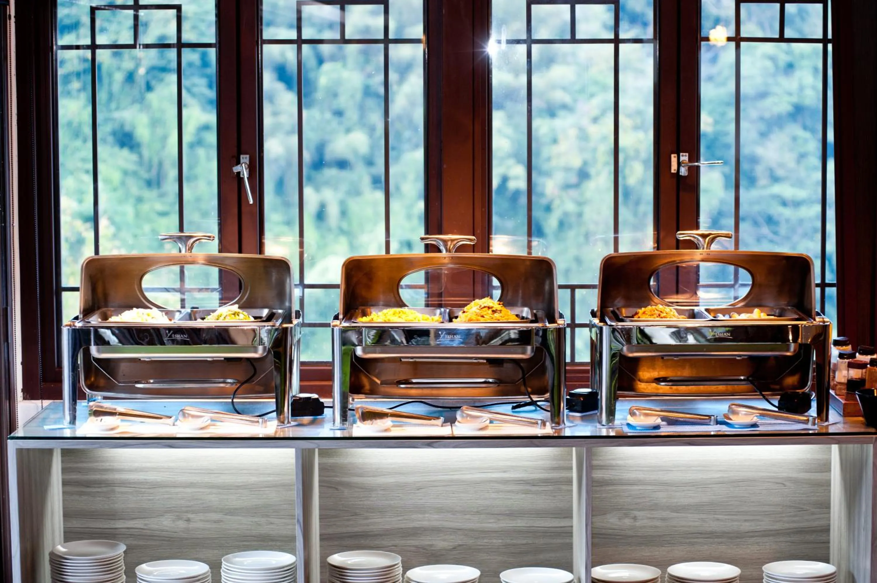 Food close-up in Hu Shan Hot Spring Hotel