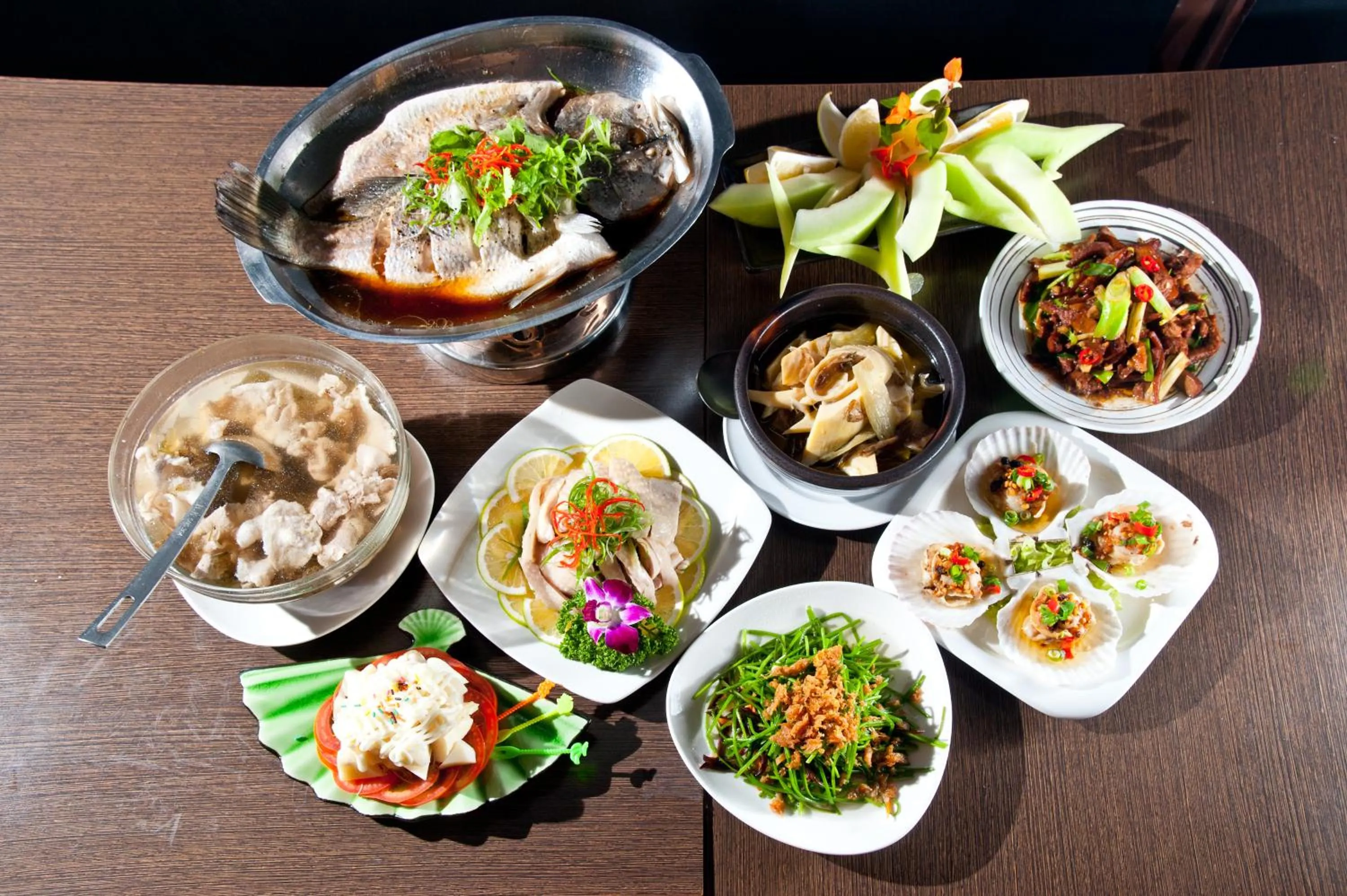 Food in Hu Shan Hot Spring Hotel