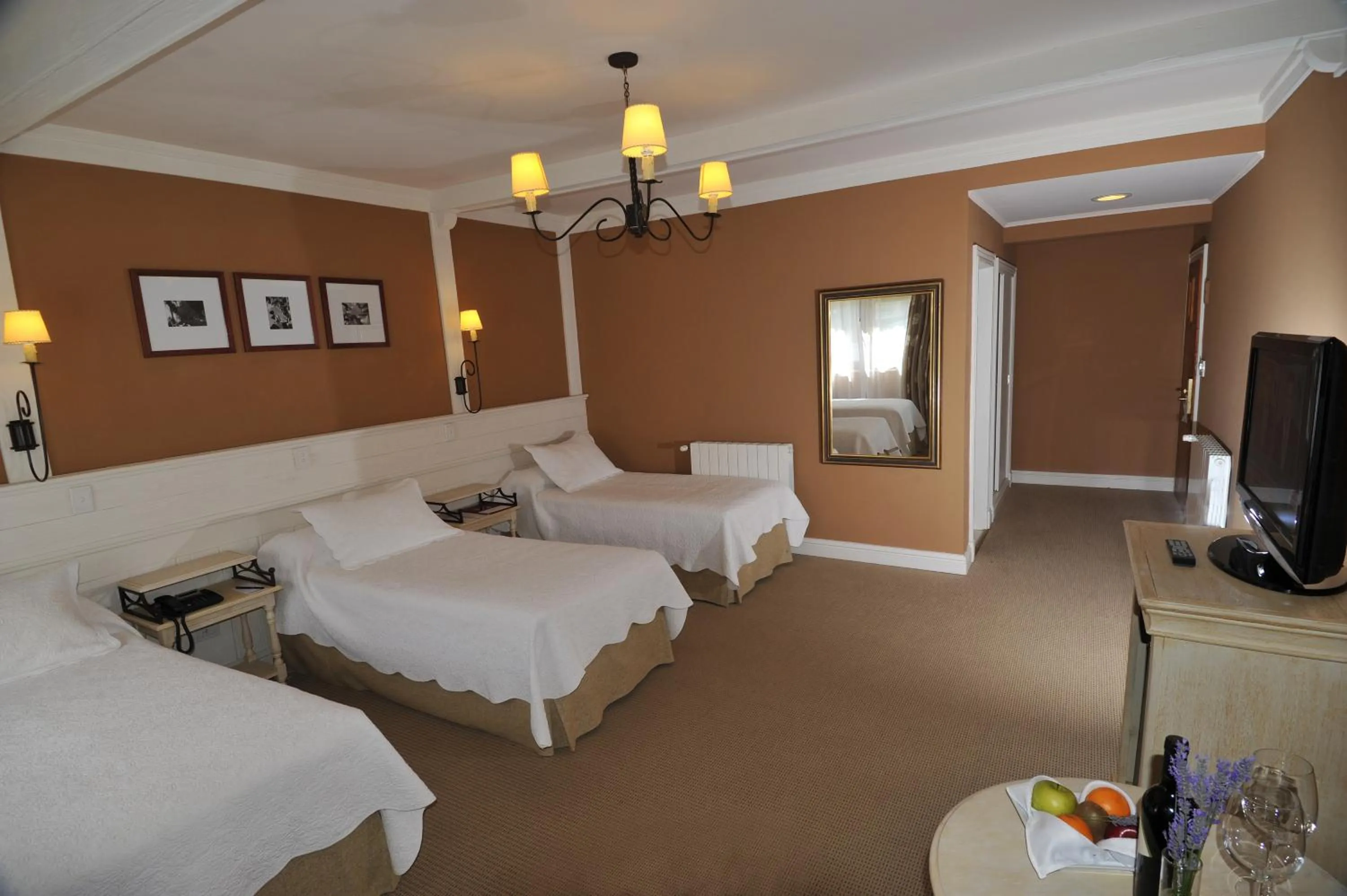 TV and multimedia, Bed in Hotel Posada Los Alamos