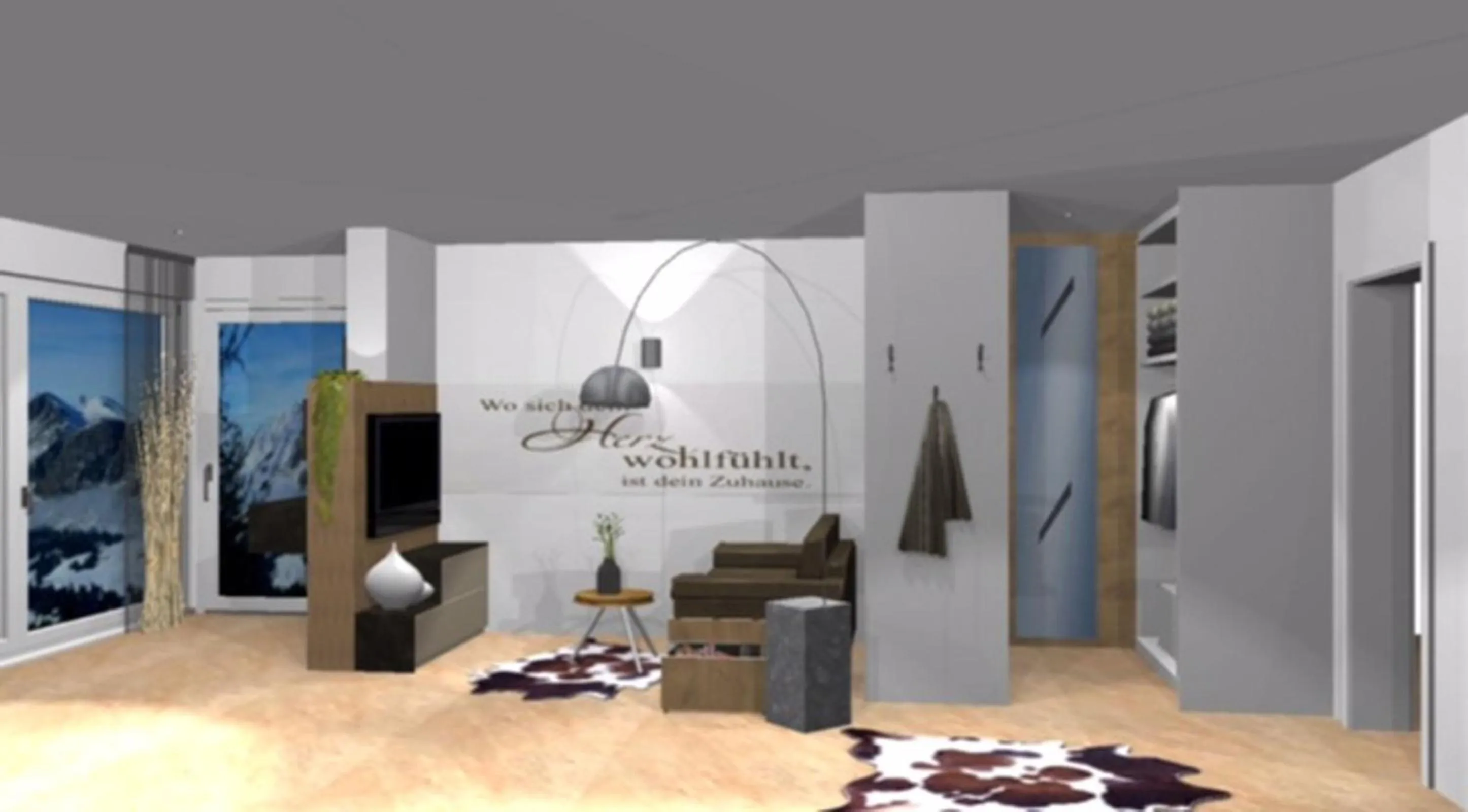 Decorative detail in Appartements Bergsonne