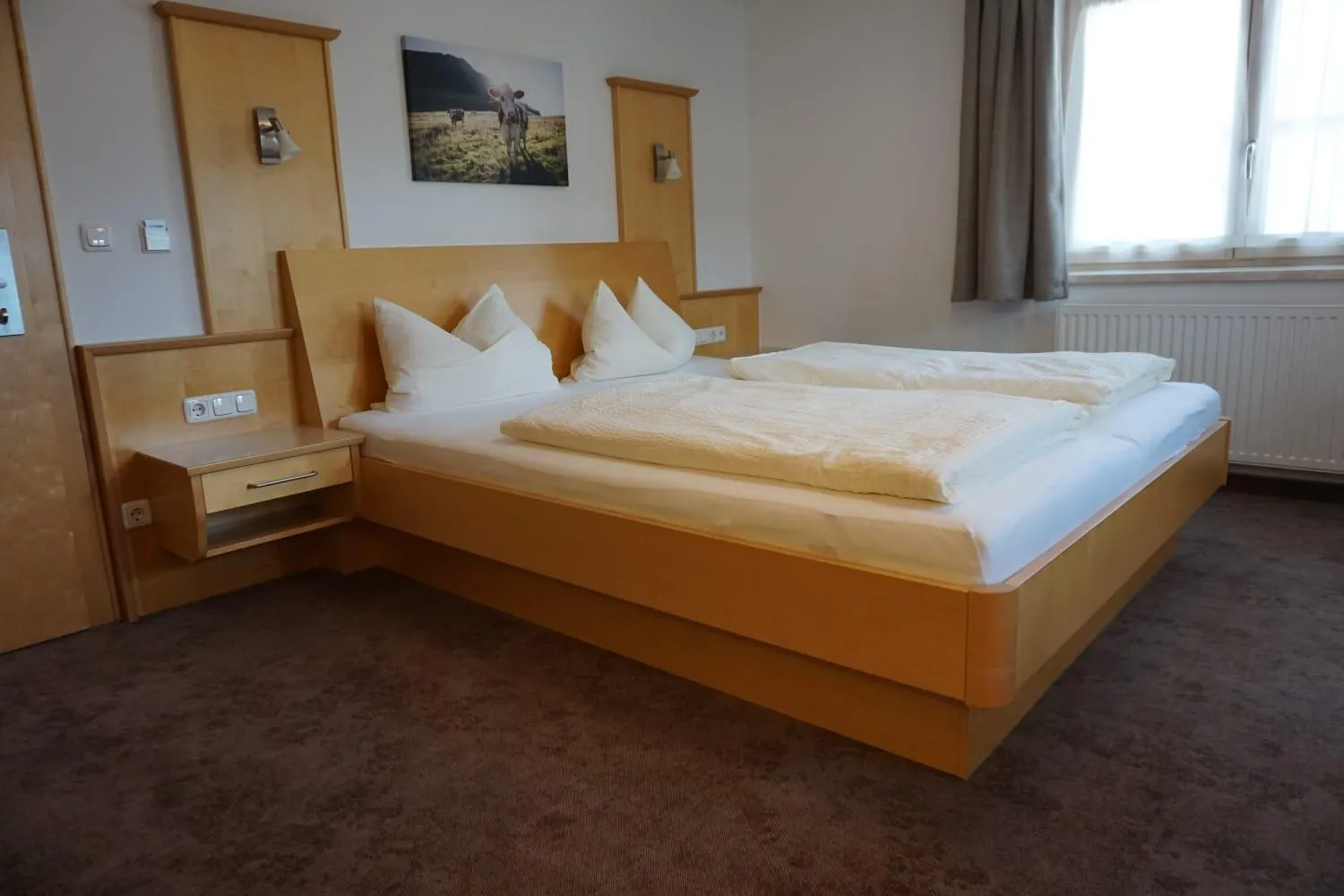 Bedroom, Bed in Appartements Bergsonne