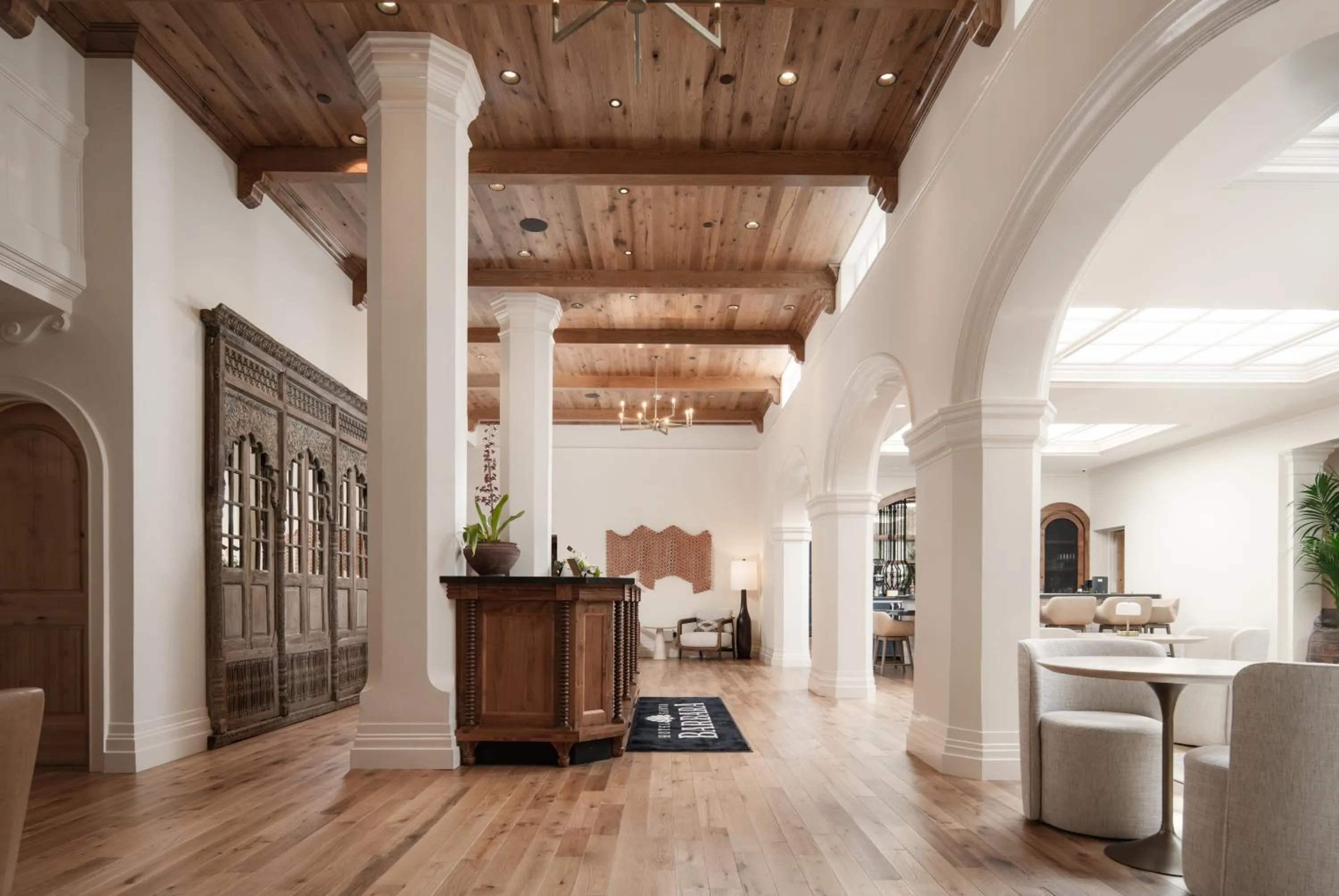 Lobby or reception in Hotel Santa Barbara