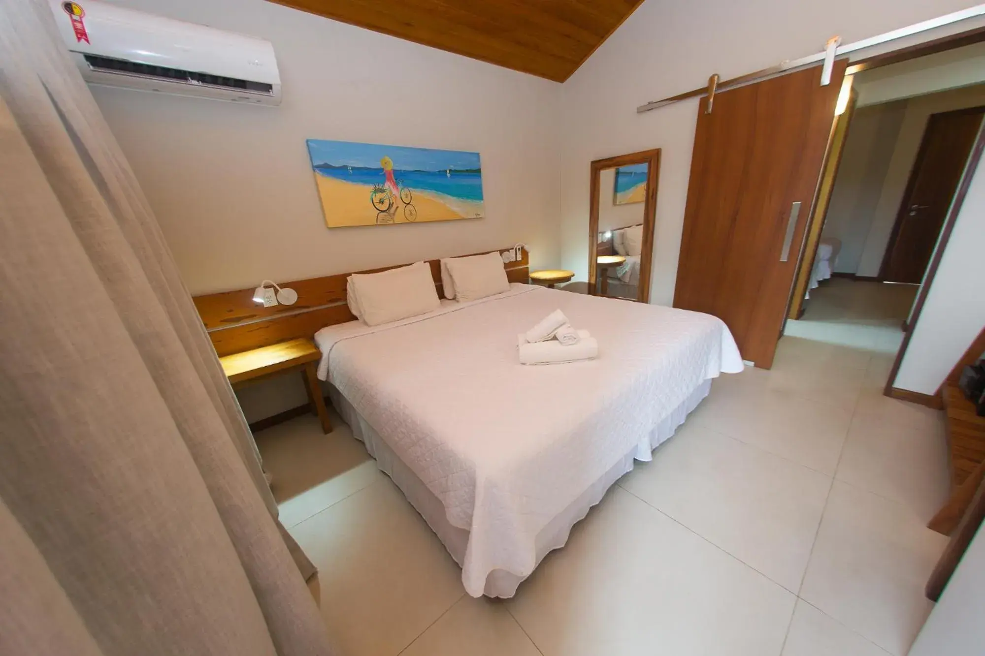 Bed in Hotel La Forêt & Beach Lounge Bed in Hotel La Forêt & Beach Lounge