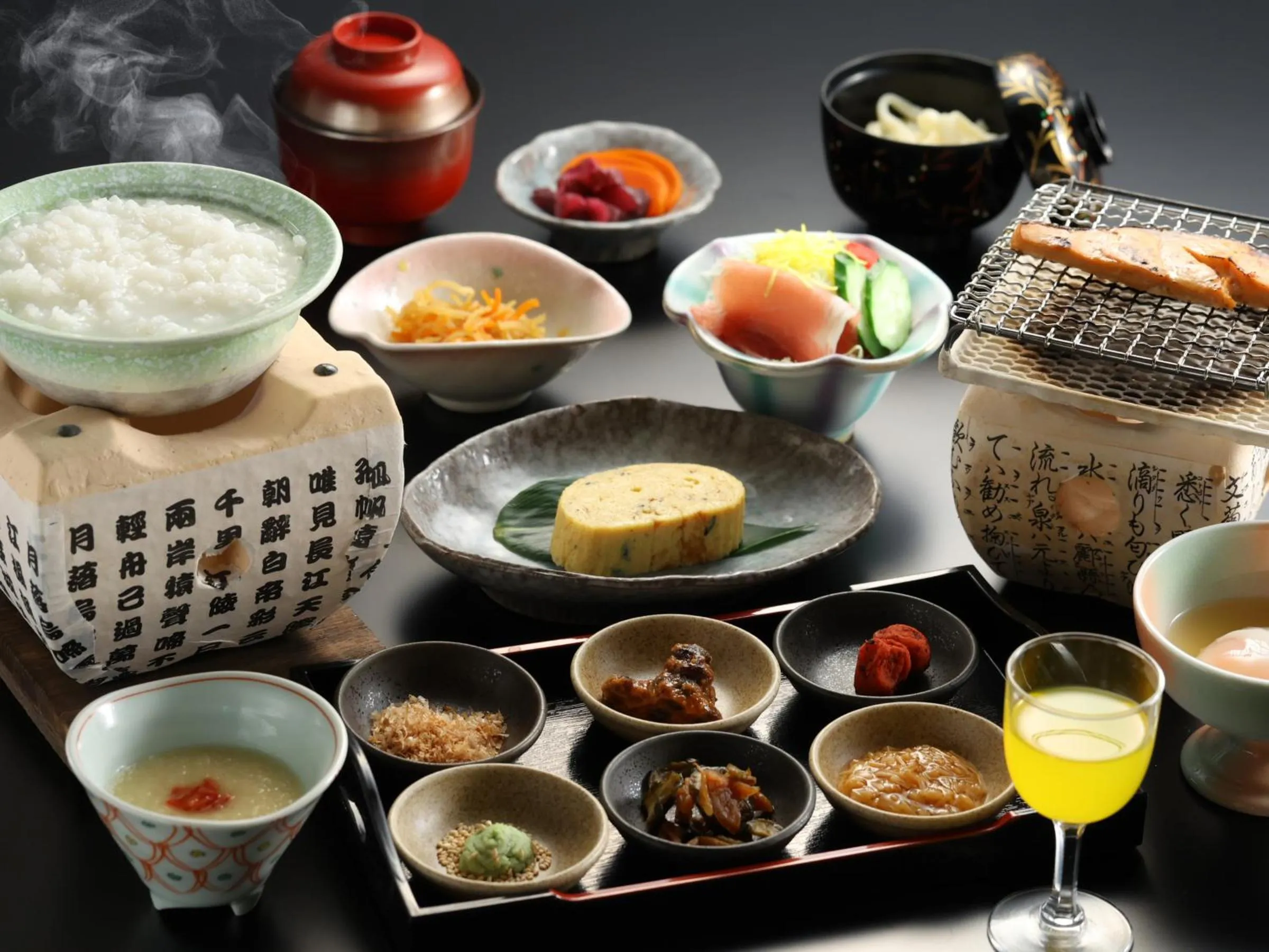 Asian breakfast in Club Wyndham Chikumakan Nagano