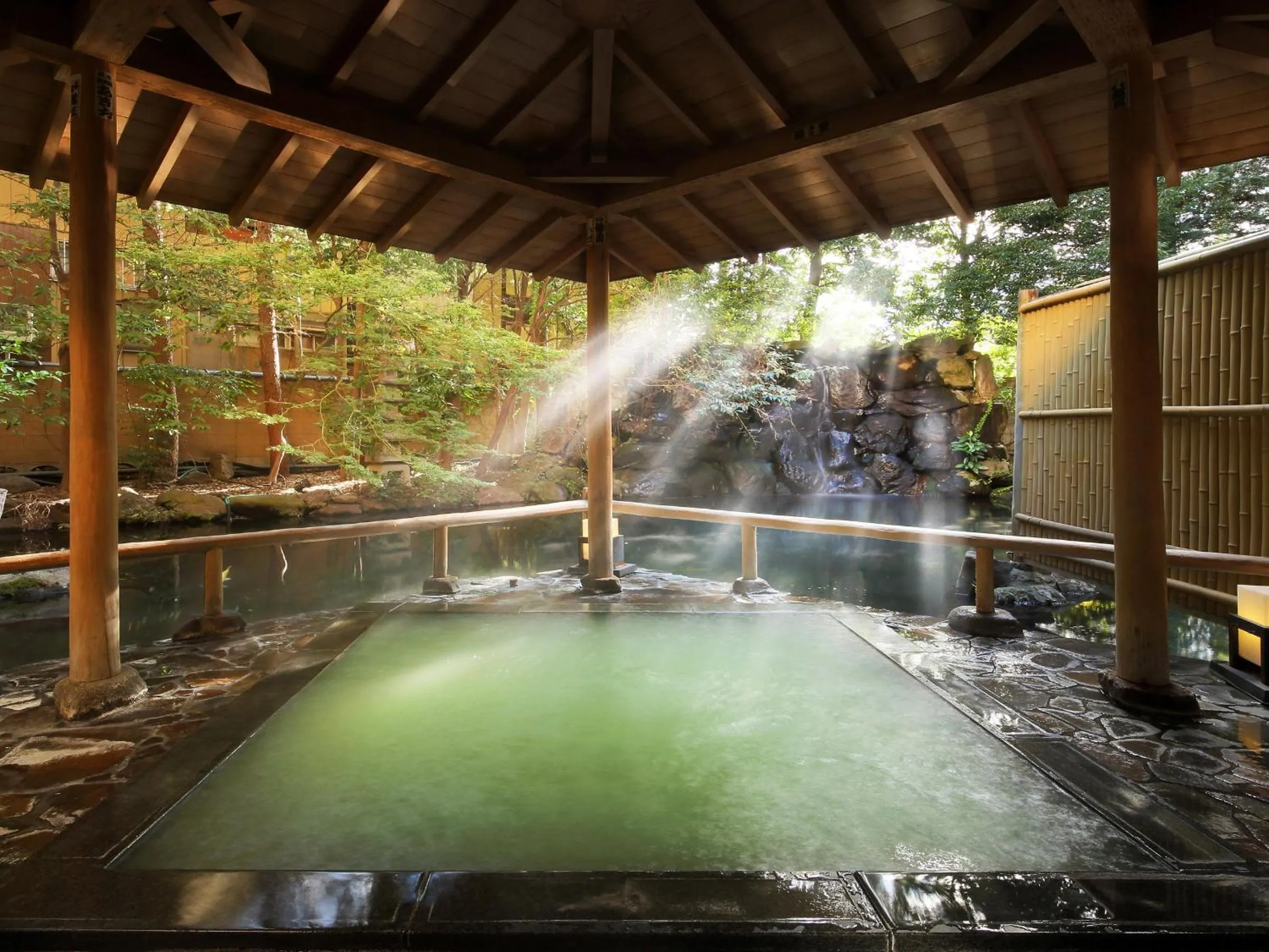 Hot Spring Bath in Club Wyndham Chikumakan Nagano