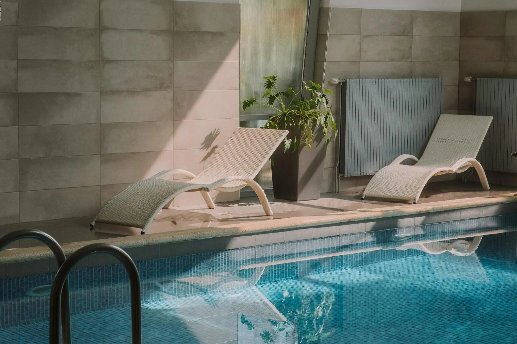 Swimming pool in Hotel Sigulda