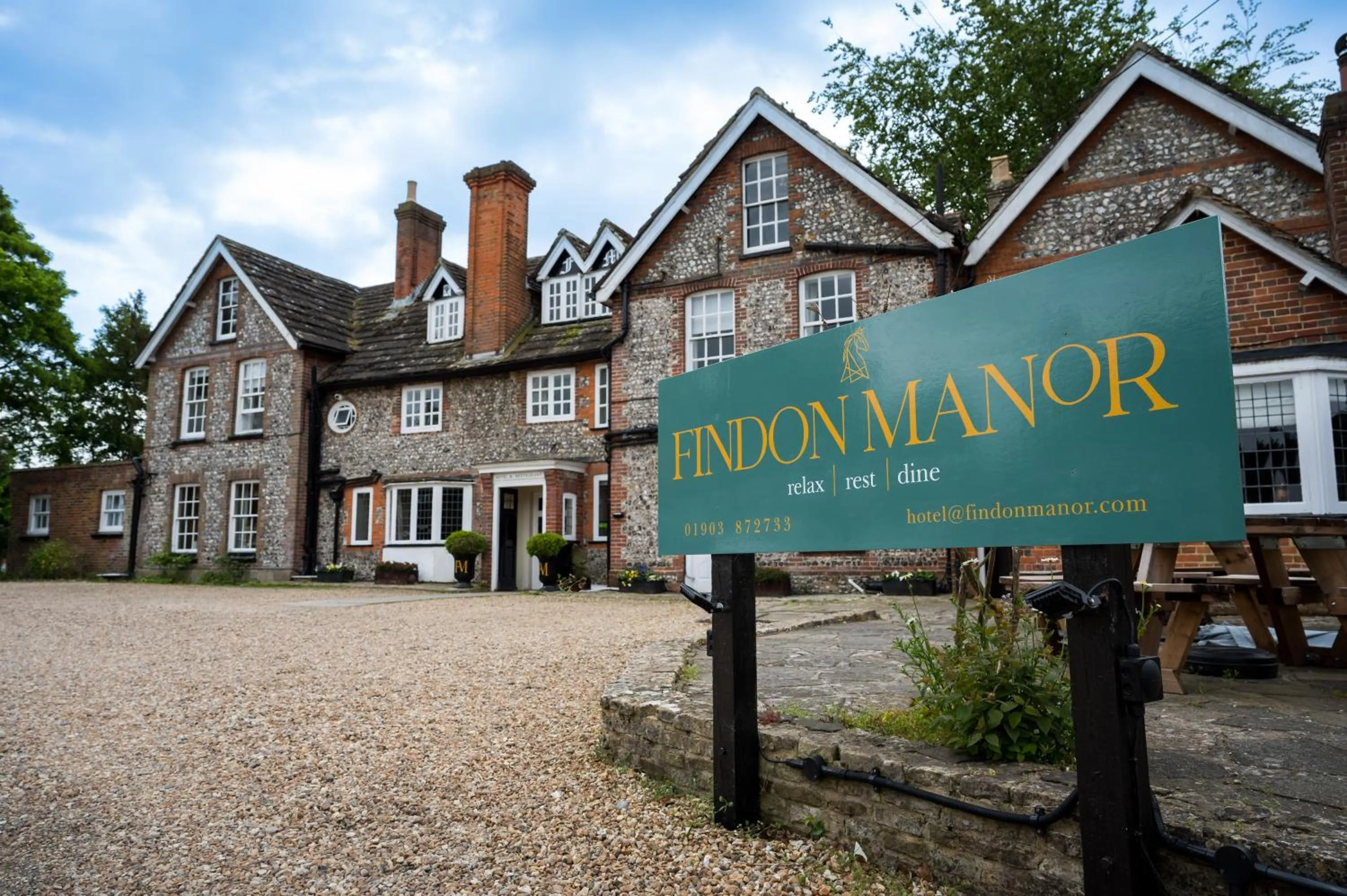 Property building in Findon Manor Hotel