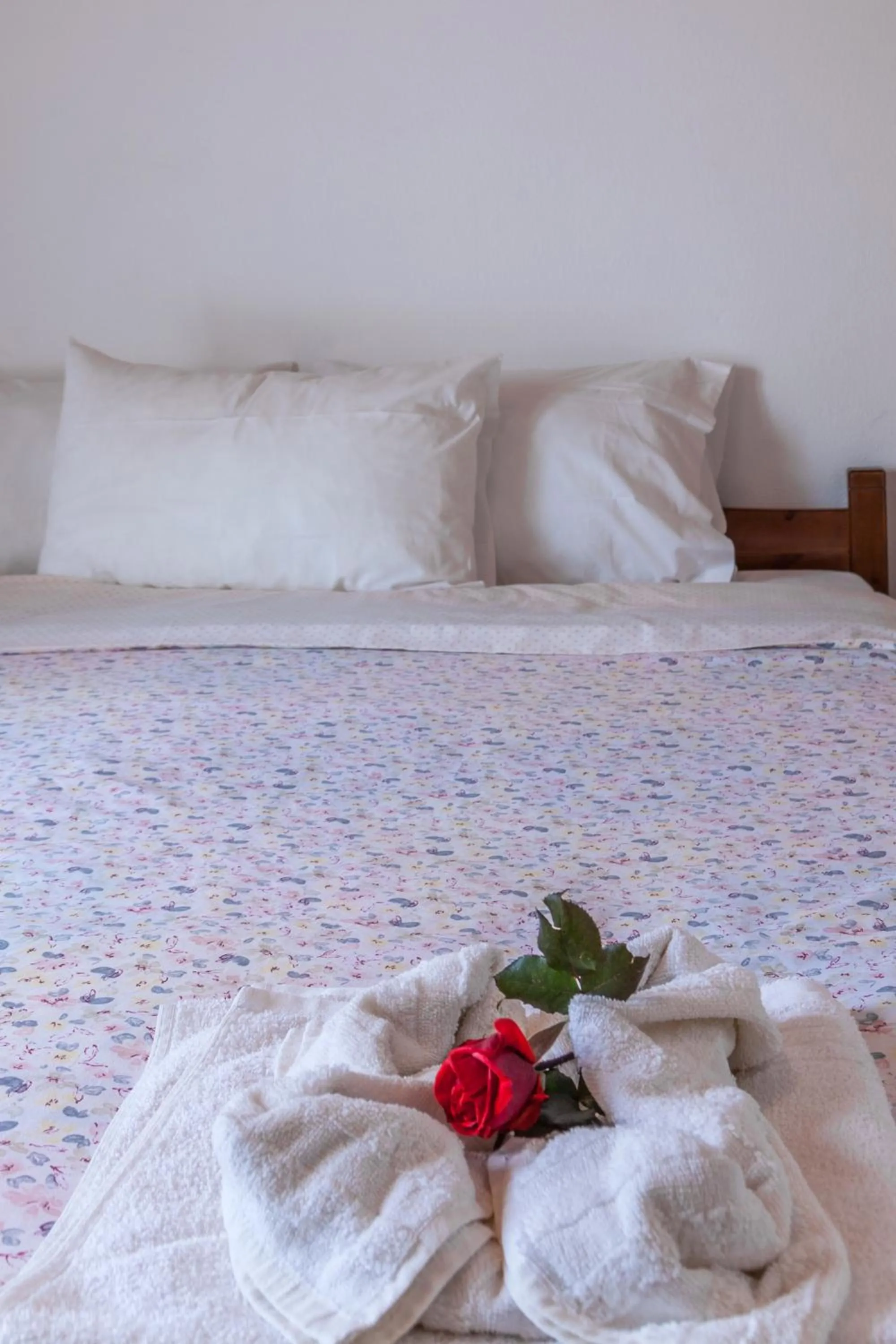 Bed in Ioannis Appartment