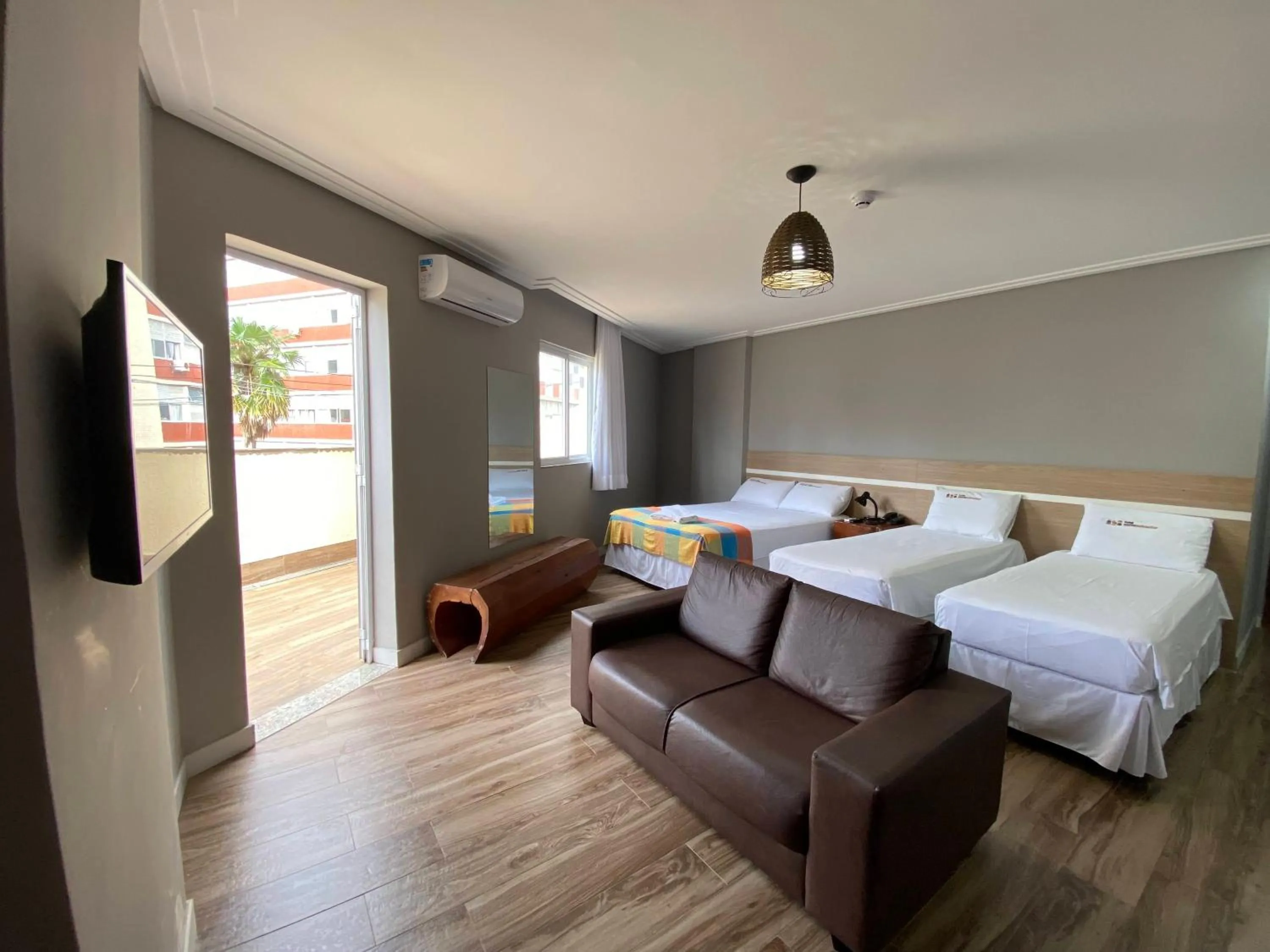 Bed in Hotel Porto Salvador