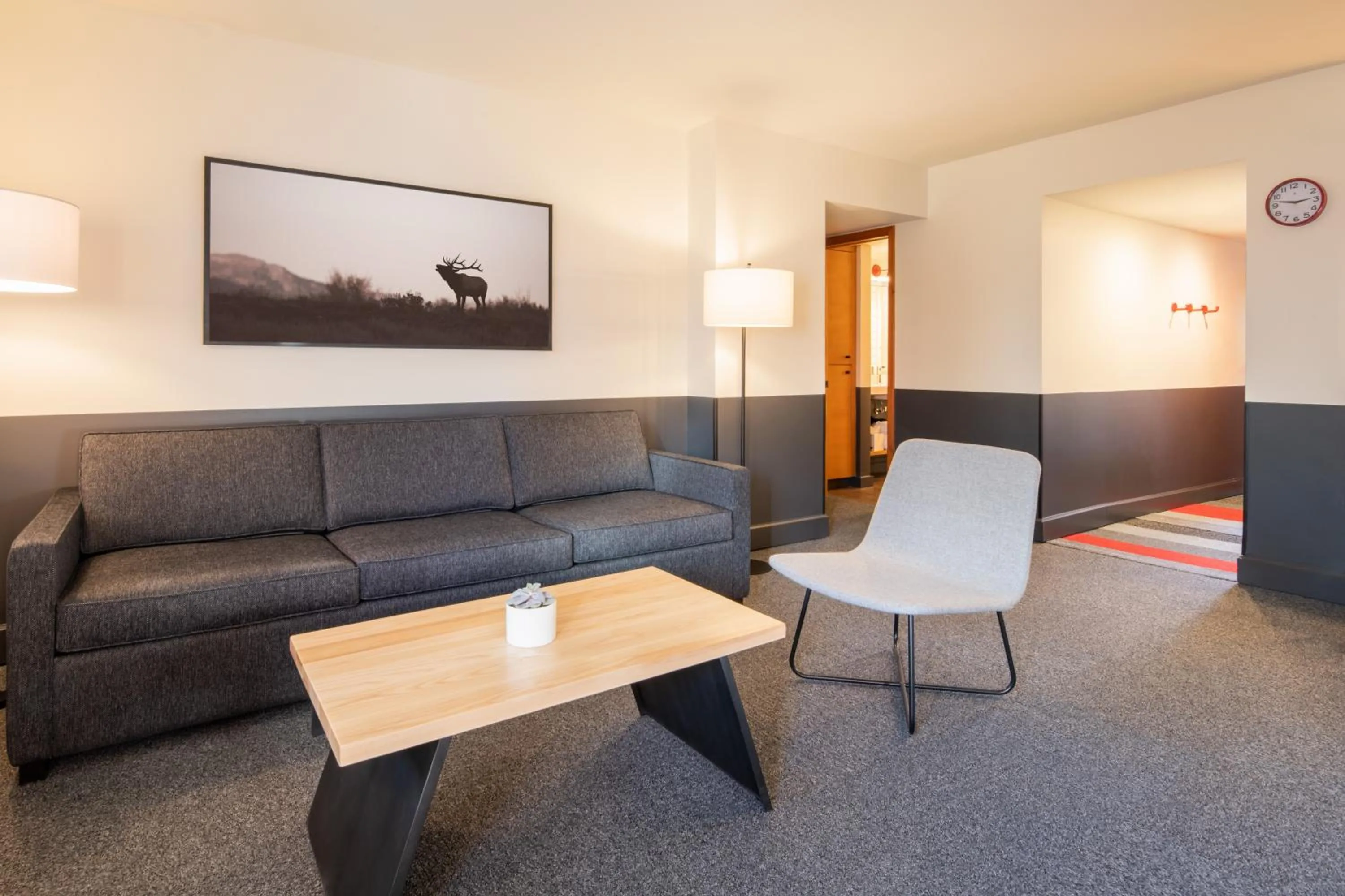 Bed in Mountain Modern Jackson Hole