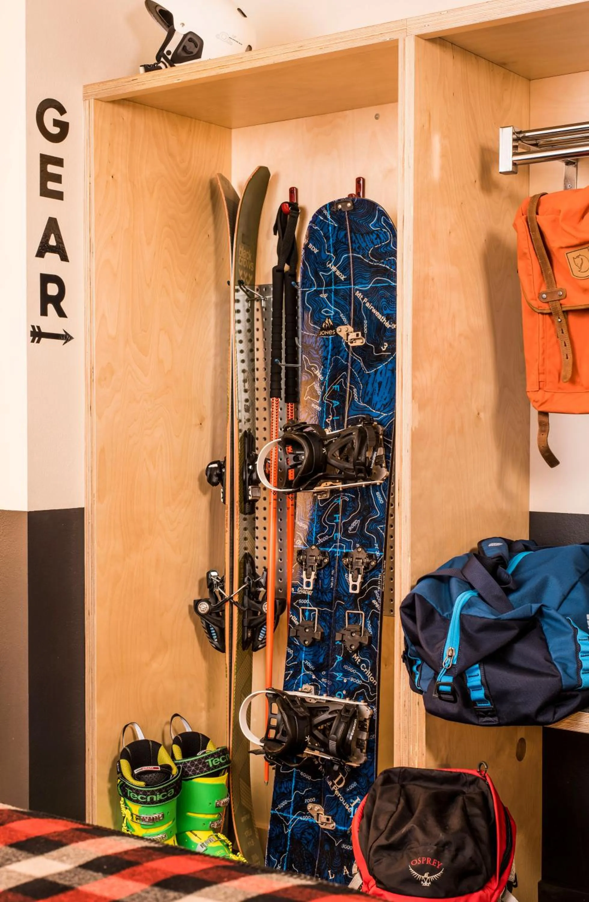 storage in Mountain Modern Jackson Hole