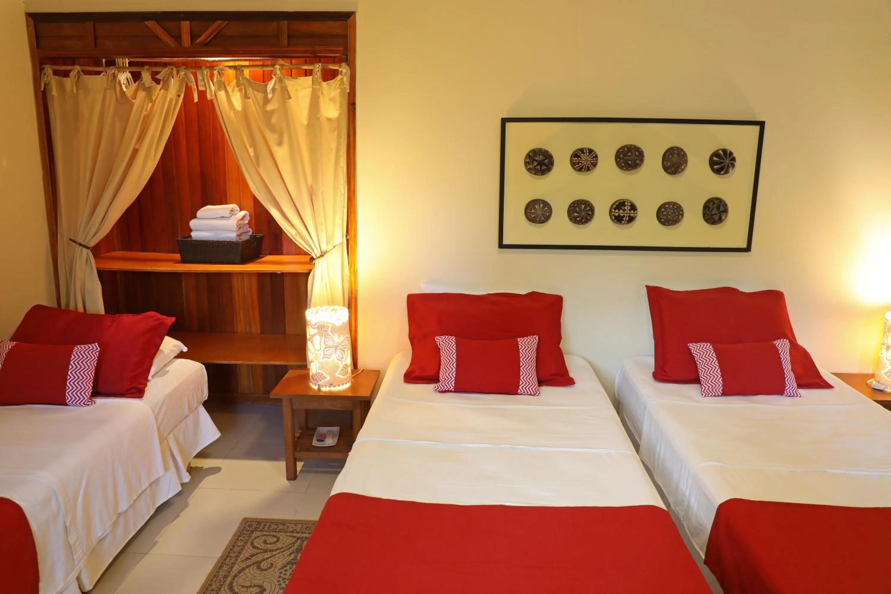 Bed in Amazon Ecopark Jungle Lodge