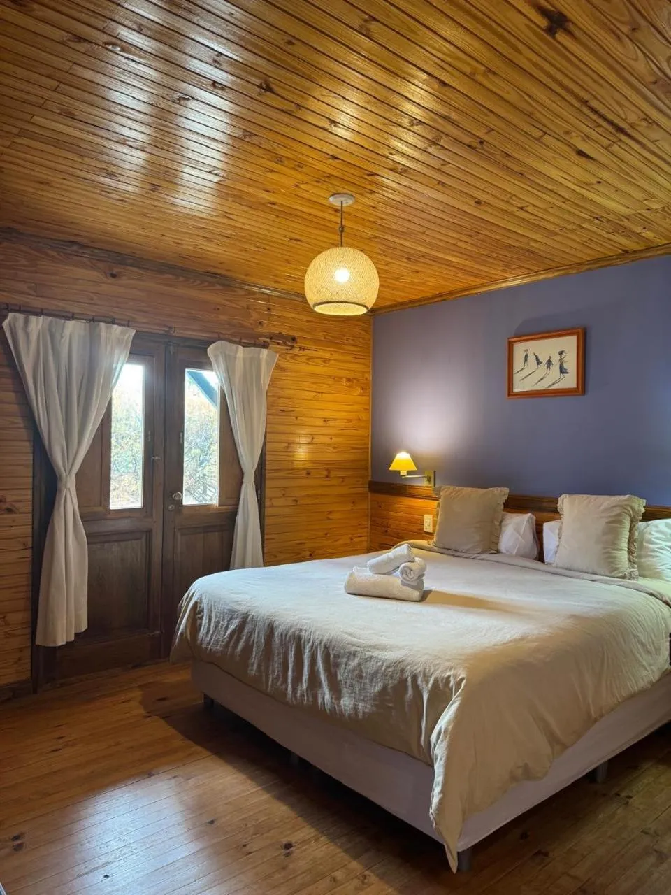 Bed in Hosteria Hainen