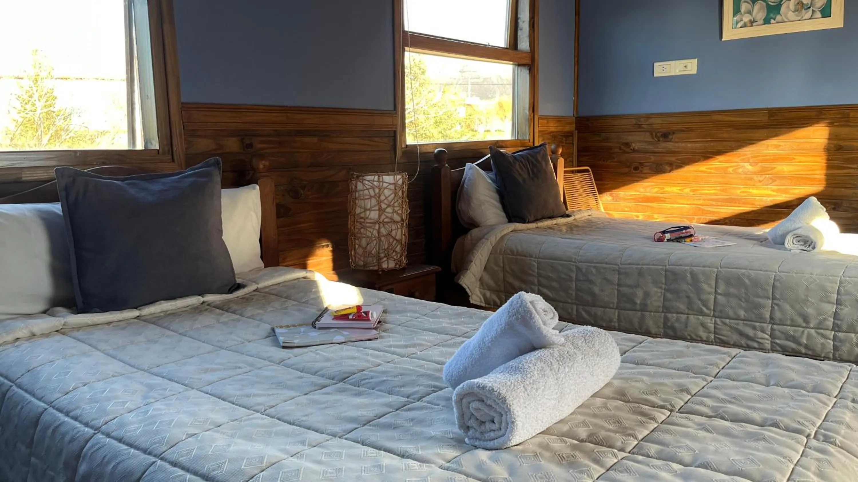 Bed in Hosteria Hainen