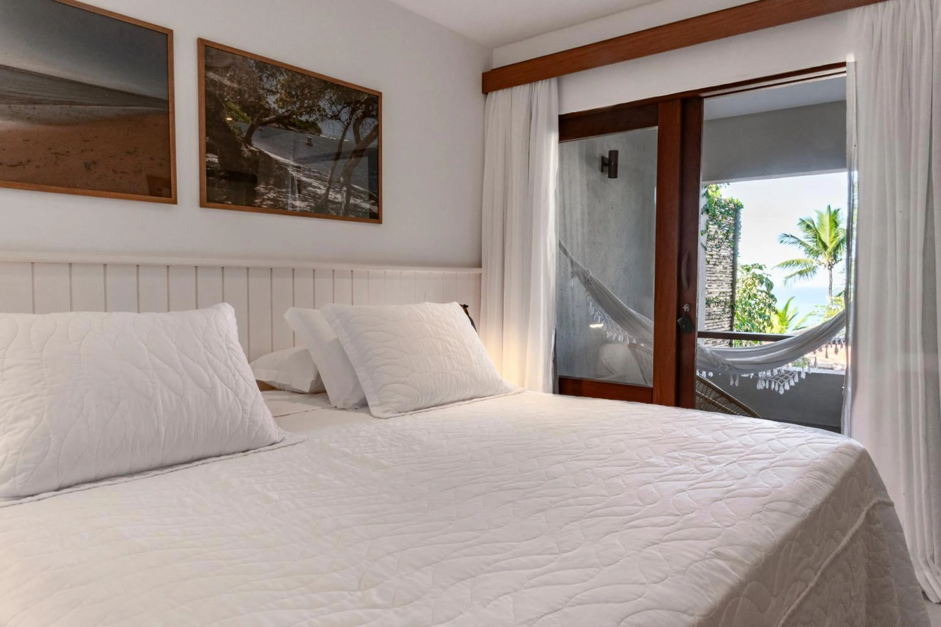 Bed in Hotel Paraiso do Morro