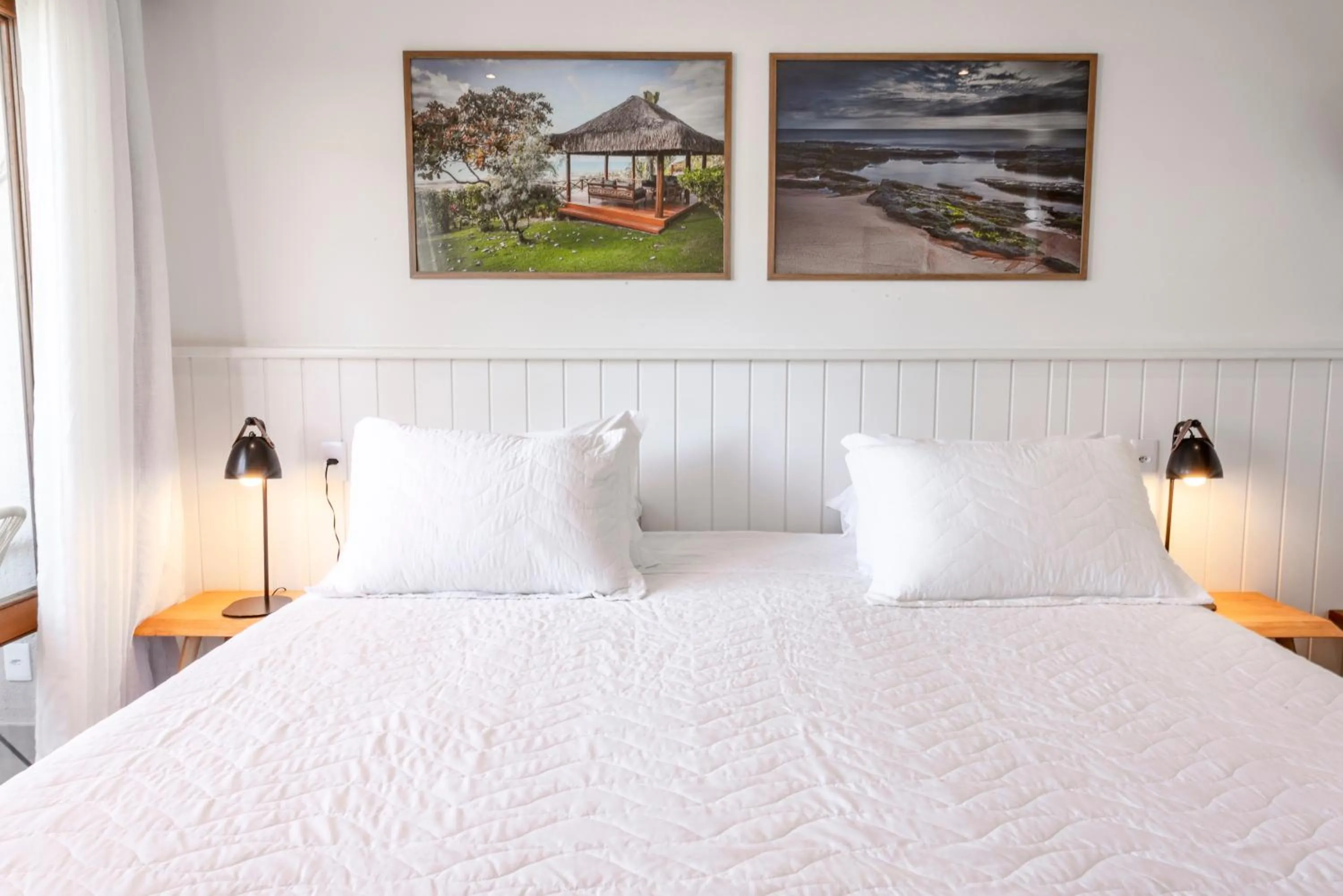 Bed in Hotel Paraiso do Morro