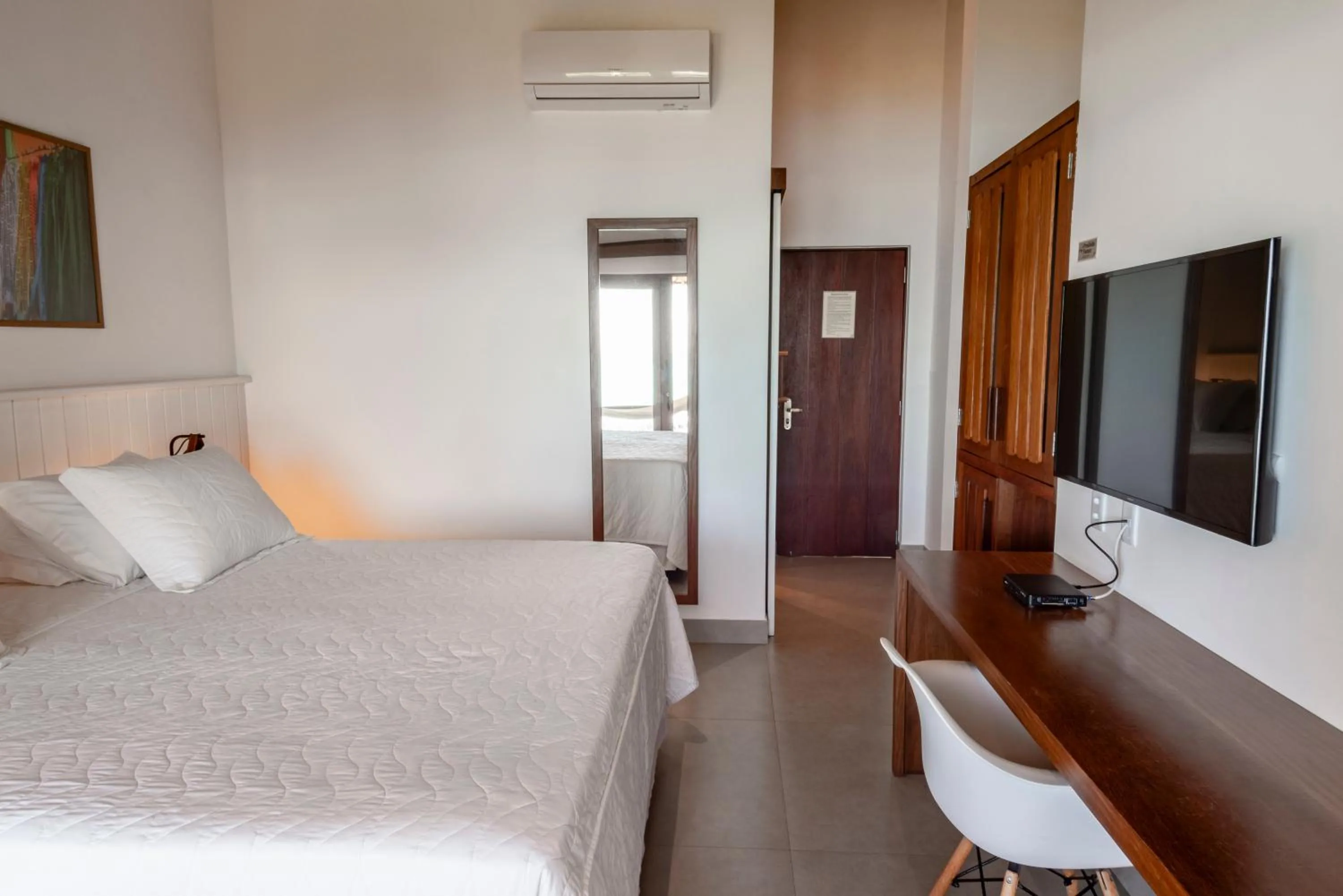 Bed in Hotel Paraiso do Morro