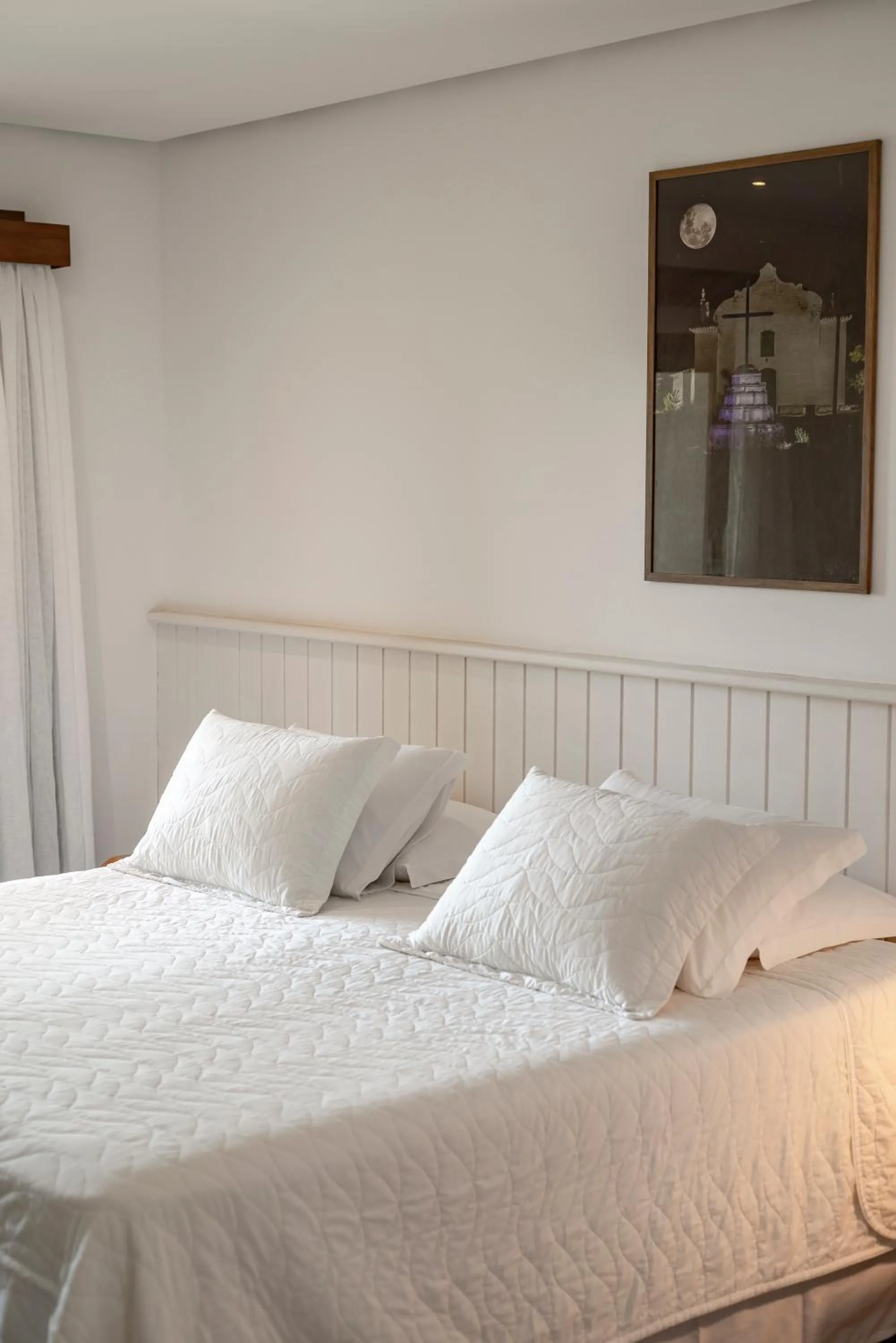 Bed in Hotel Paraiso do Morro