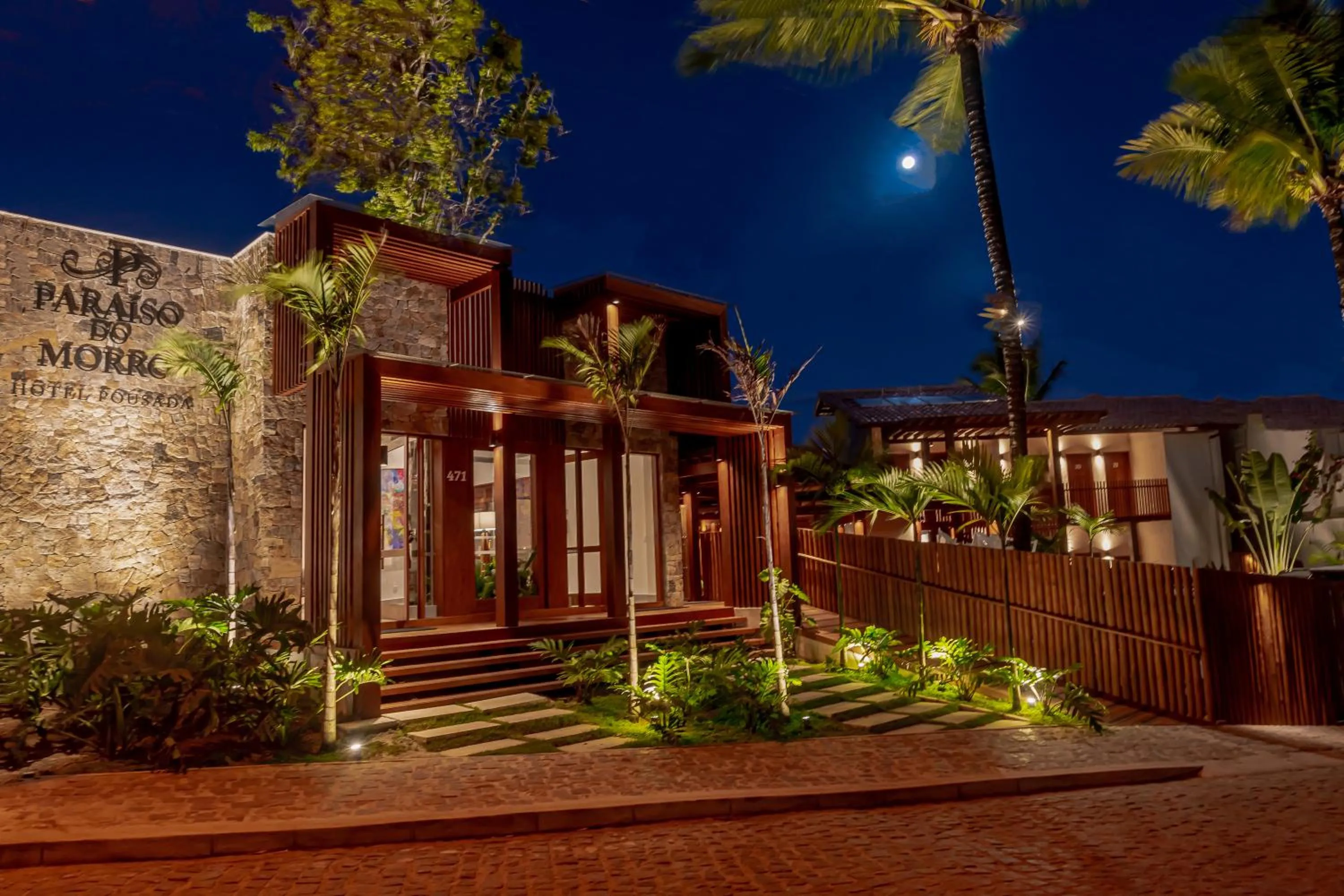 Property building in Hotel Paraiso do Morro