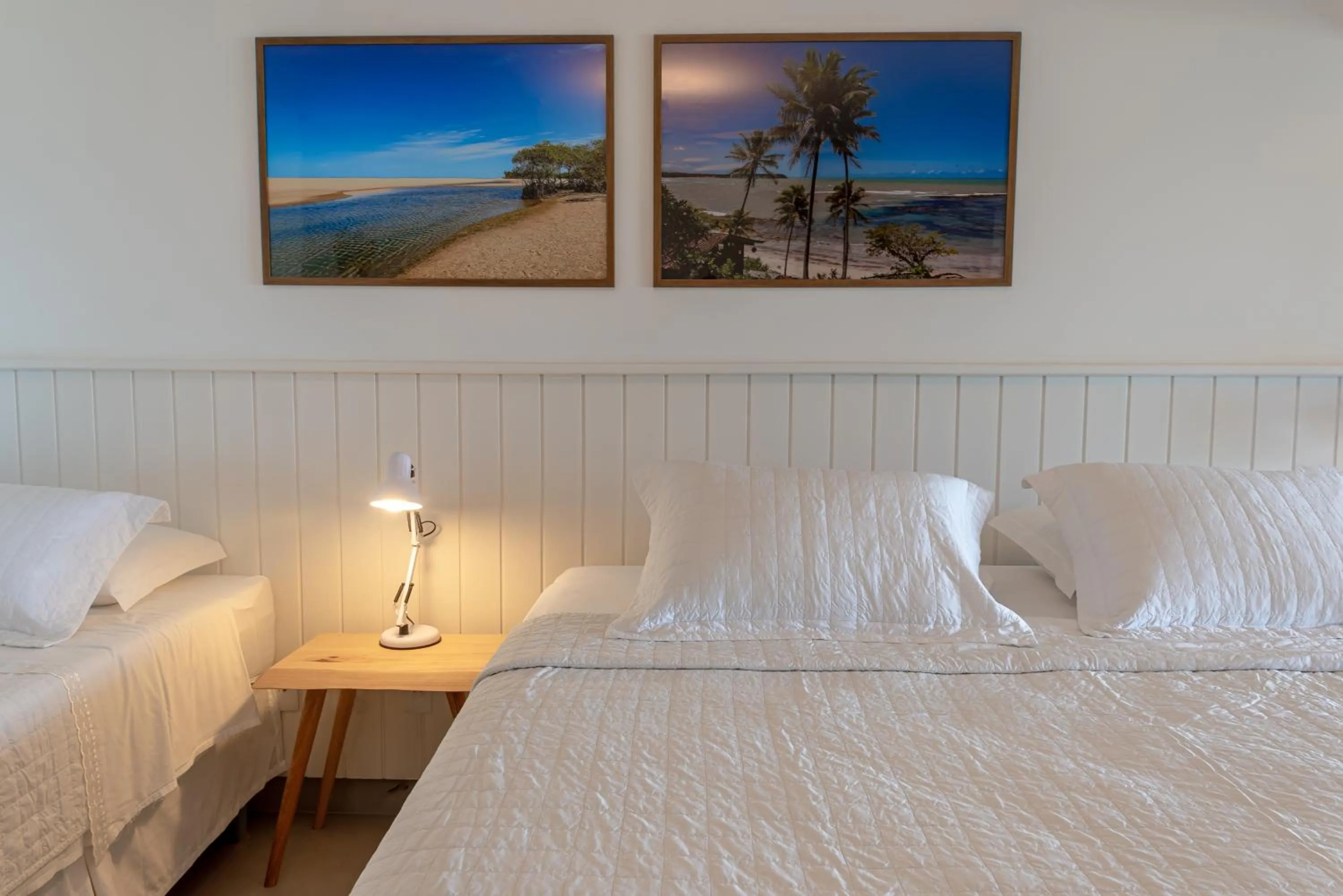 Bed in Hotel Paraiso do Morro