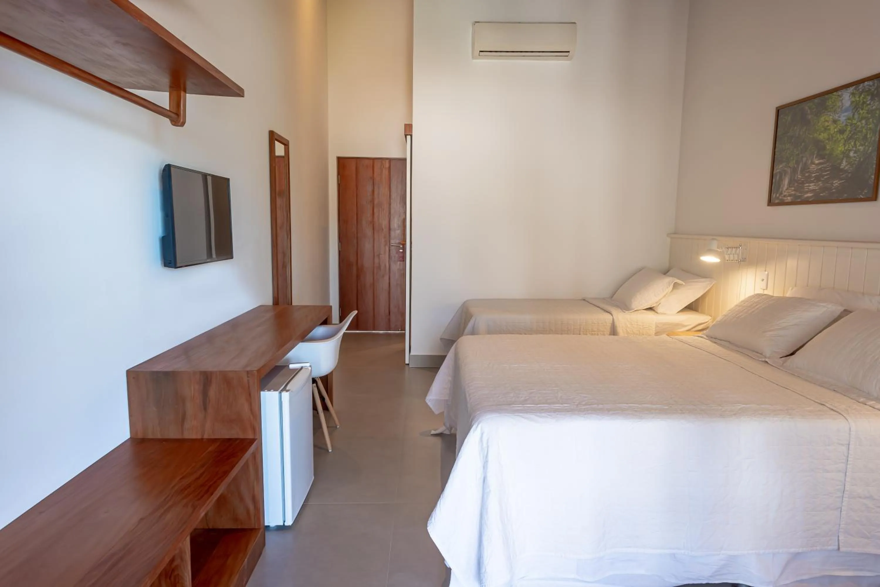 Bed in Hotel Paraiso do Morro